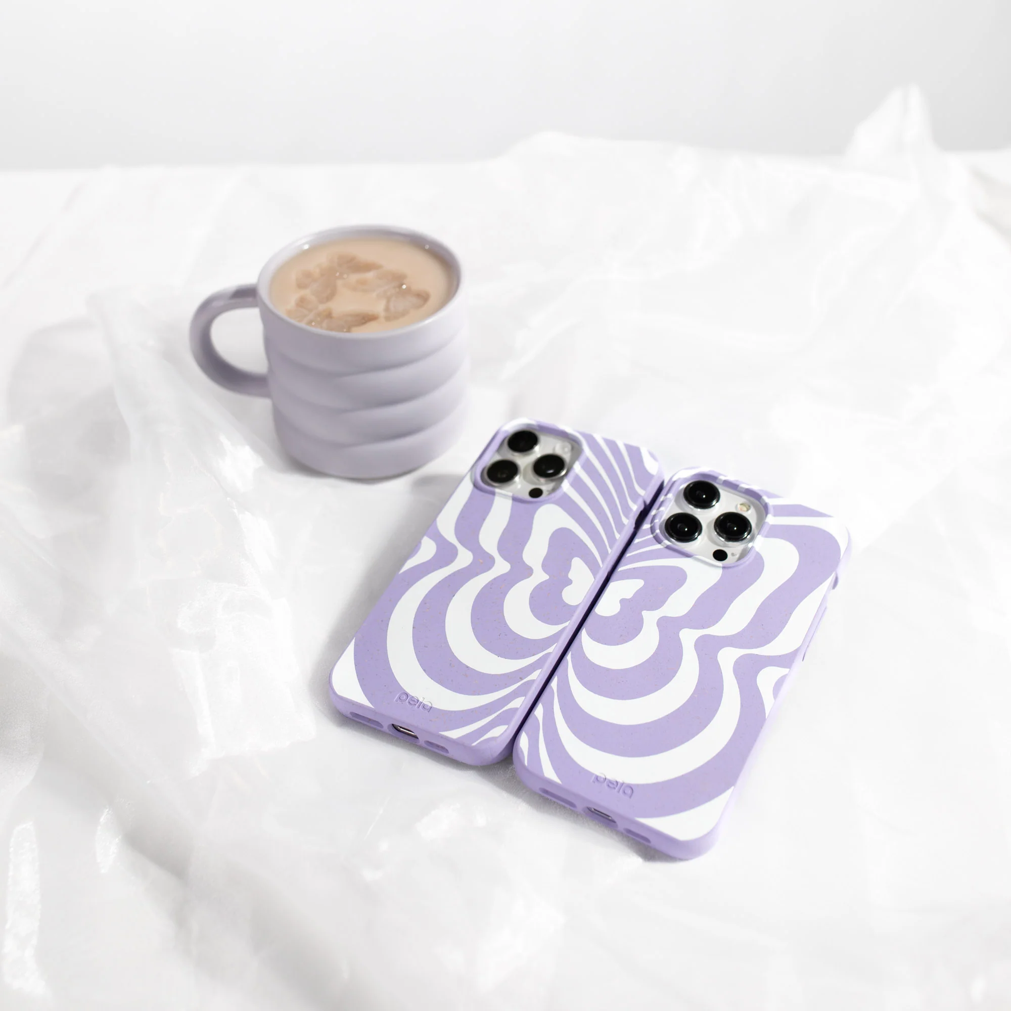Lavender Flutter Left Google Pixel 9a Case - Image 6