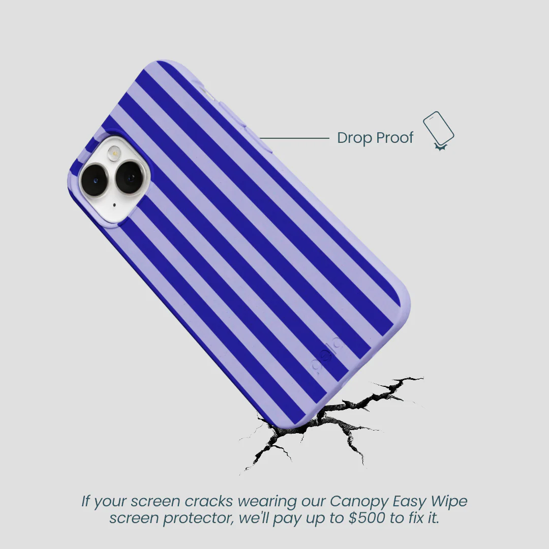 Lavender Indigo Stripes iPhone 13 Case - Image 5