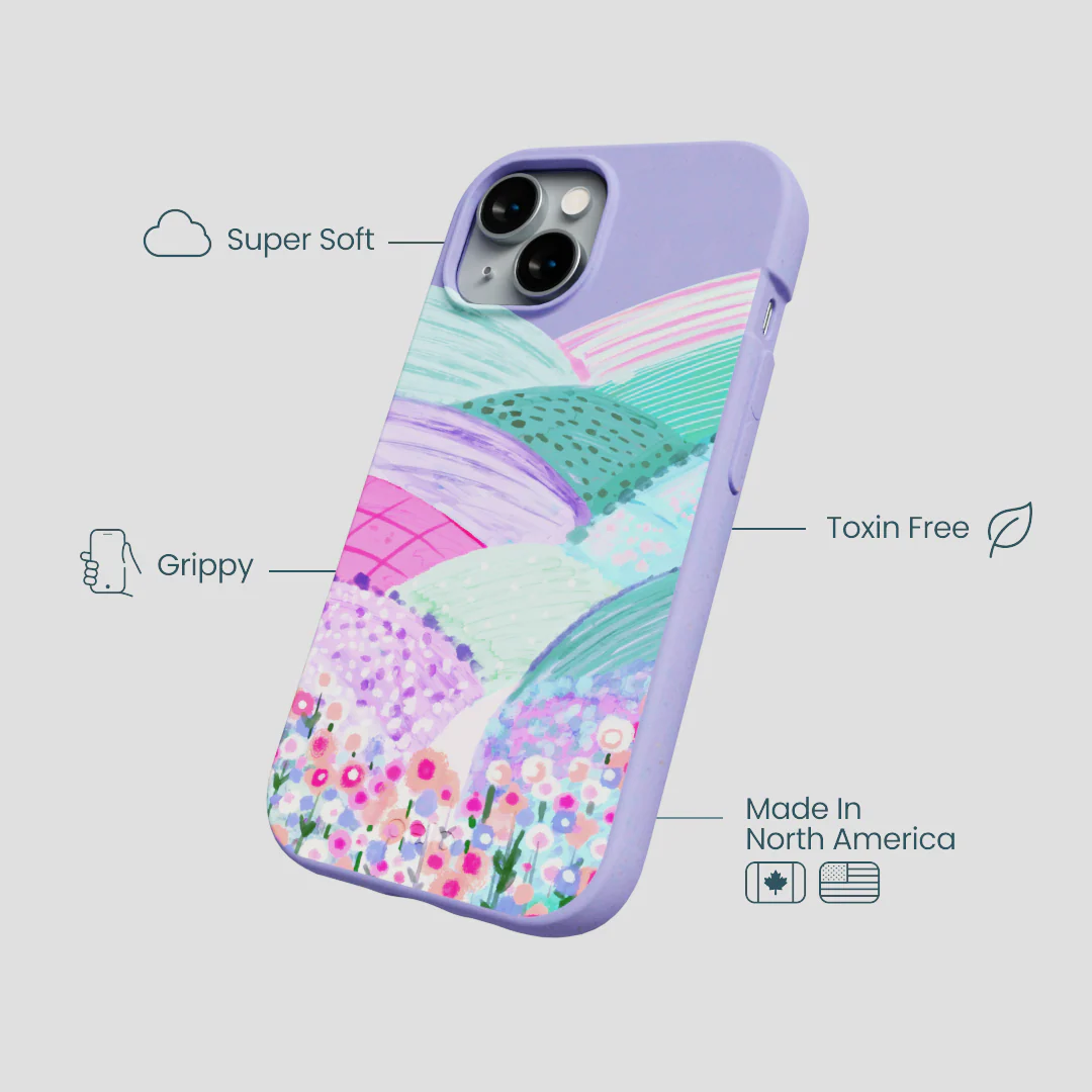 Lavender Misty Mauve iPhone 15 Case - Image 4