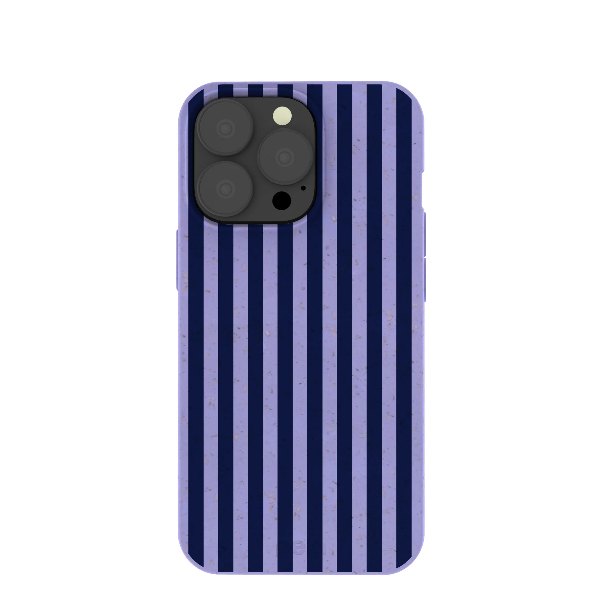Lavender Small Navy Stripes iPhone 13 Pro Case