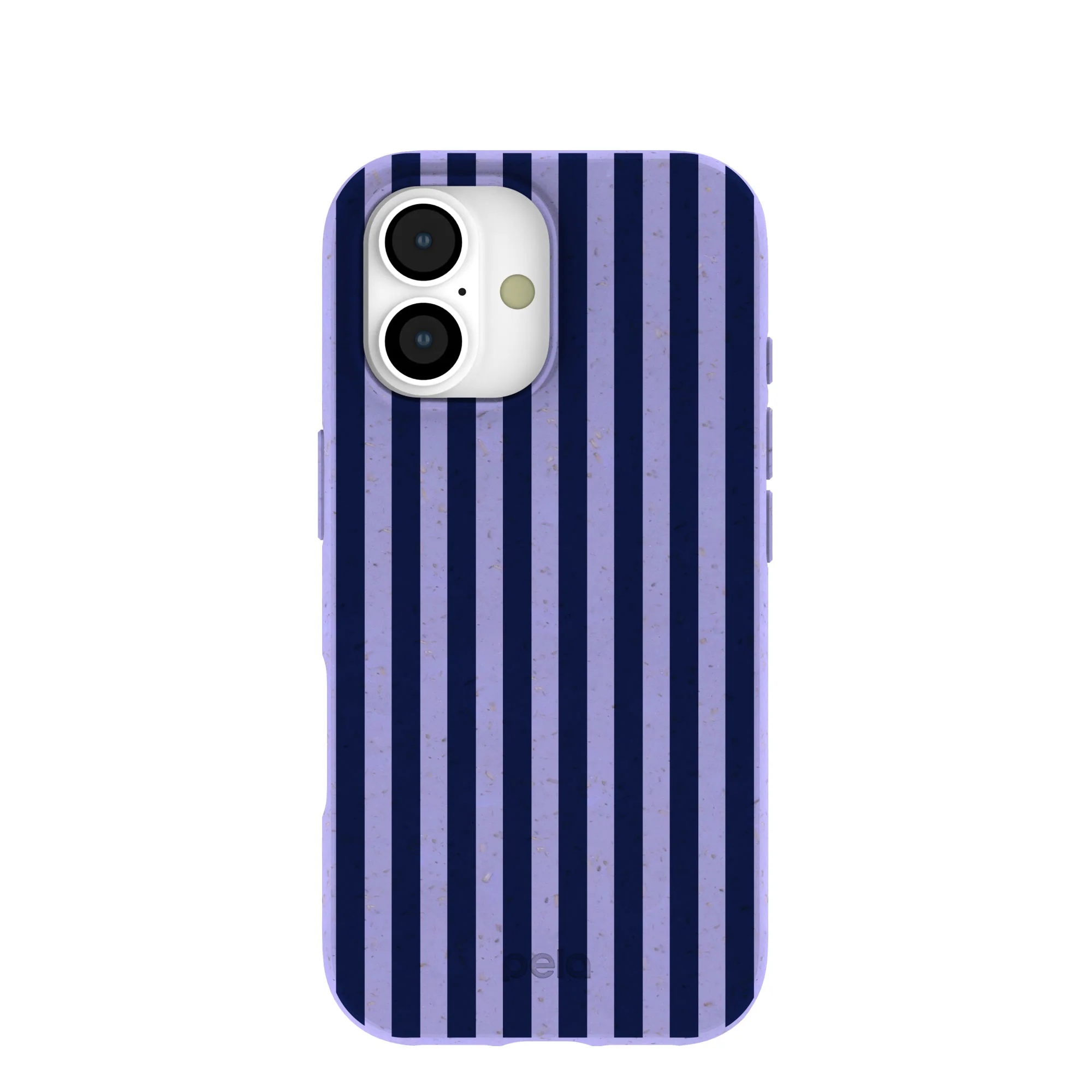 Lavender Small Navy Stripes iPhone 17 Case