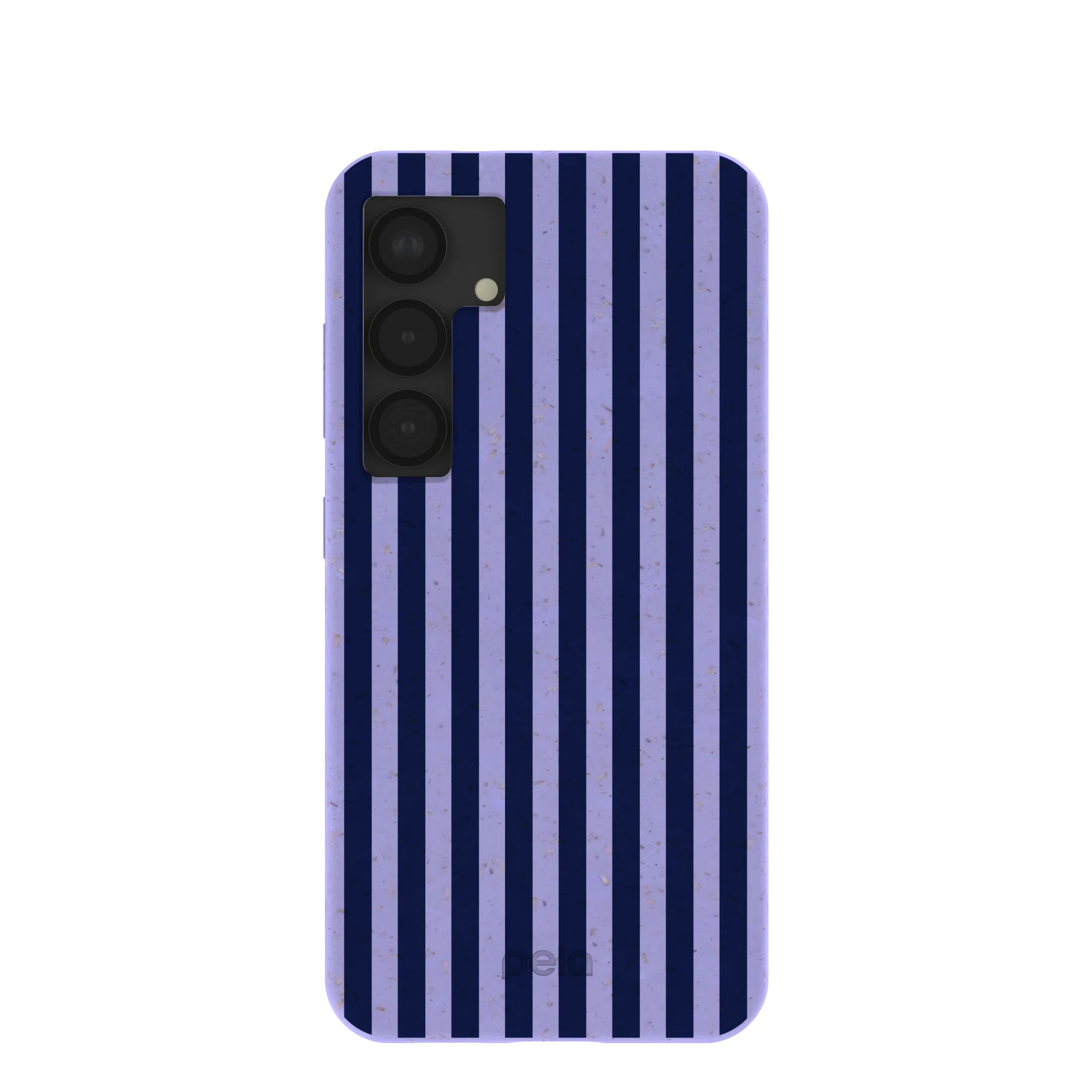 Lavender Small Navy Stripes Samsung Galaxy S25 Case