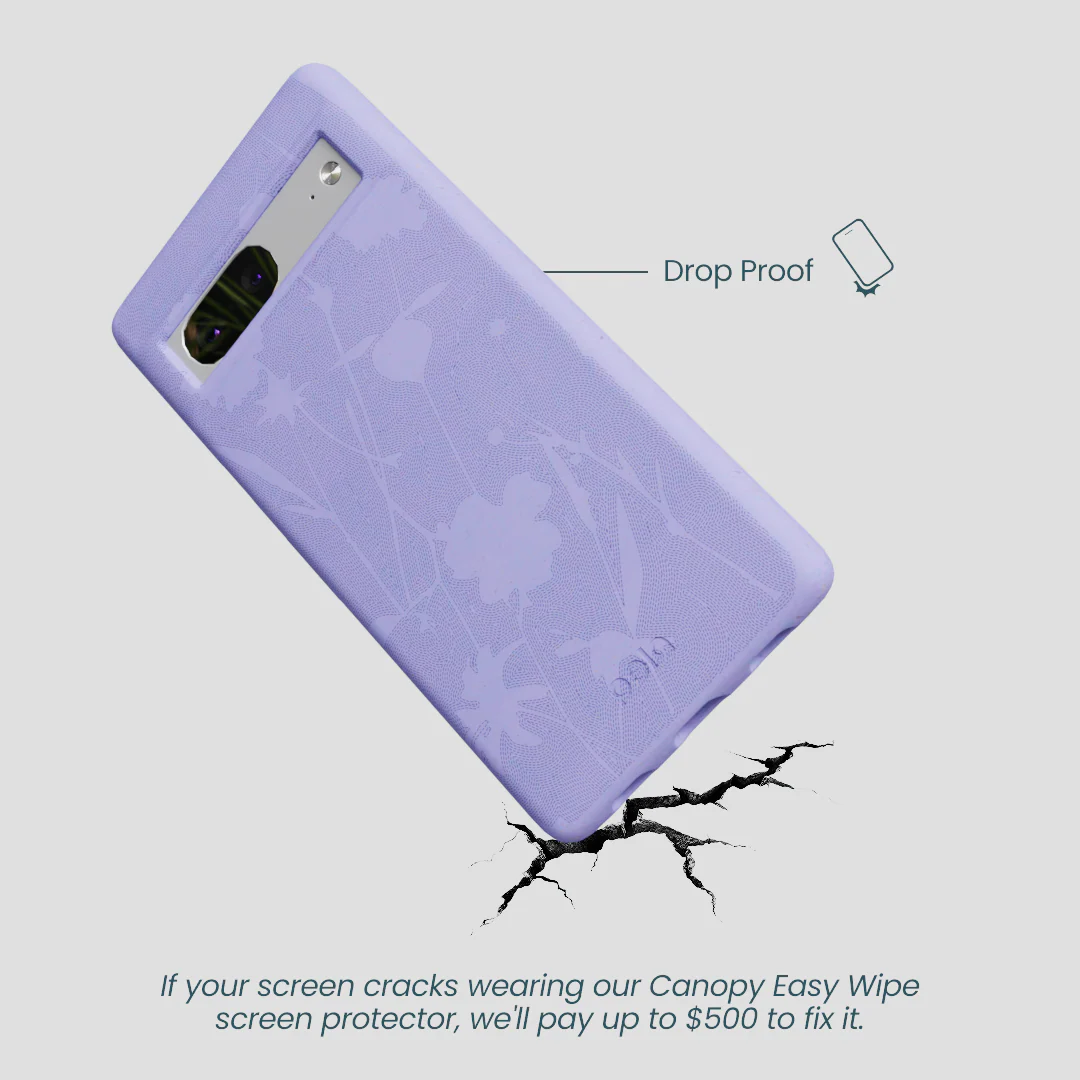 Lavender Wildflower Stitching Google Pixel 7 Case - Image 5
