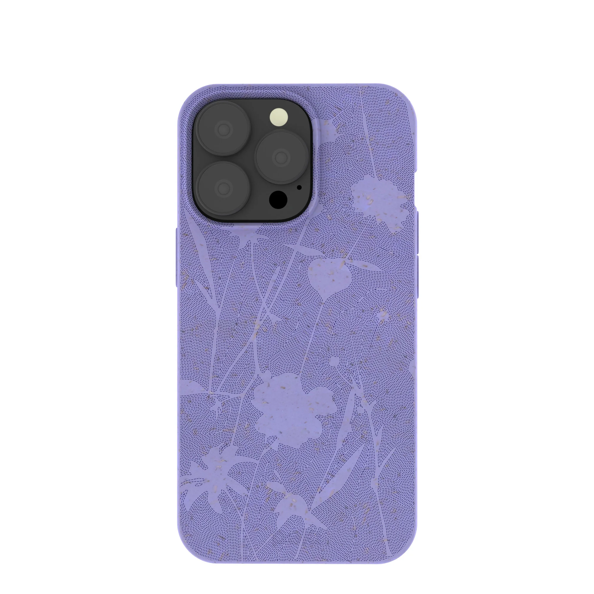 Lavender Wildflower Stitching iPhone 13 Pro Case