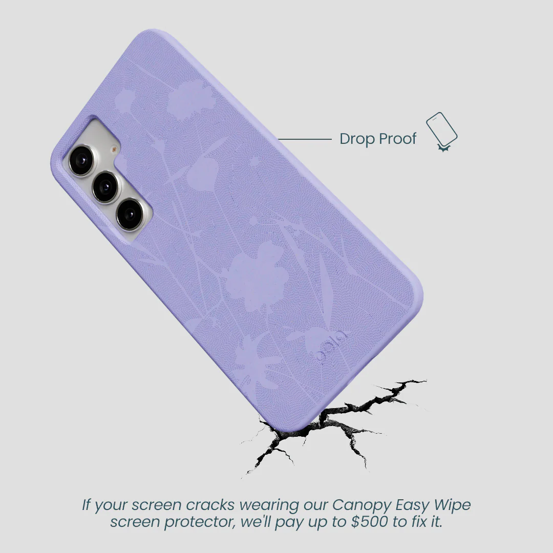 Lavender Wildflower Stitching Samsung Galaxy S25+(Plus) Case - Image 5