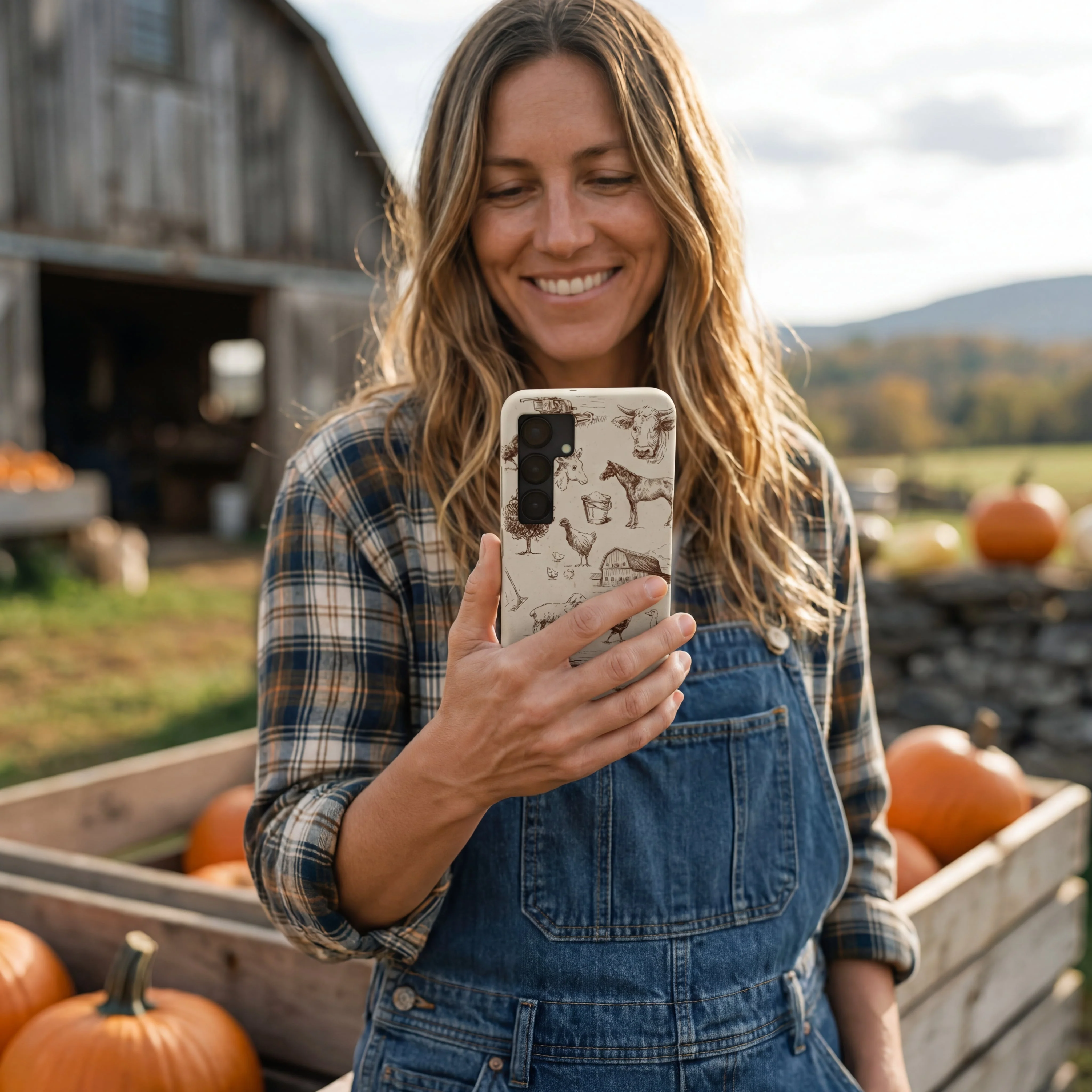 London Fog Barn and Field Samsung Galaxy S24+(Plus) Case - Image 2