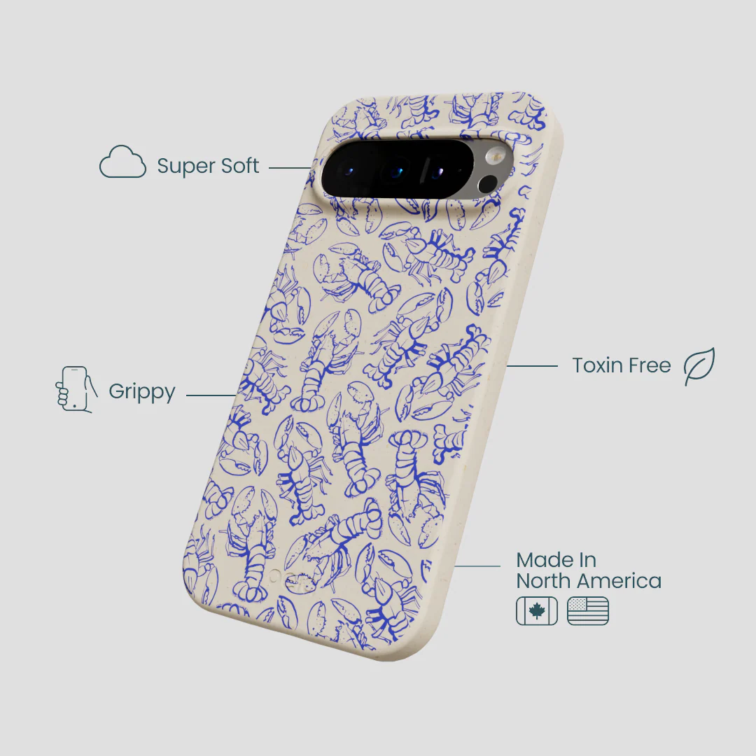 London Fog Blue Lobster Google Pixel 9/9 Pro Case - Image 4
