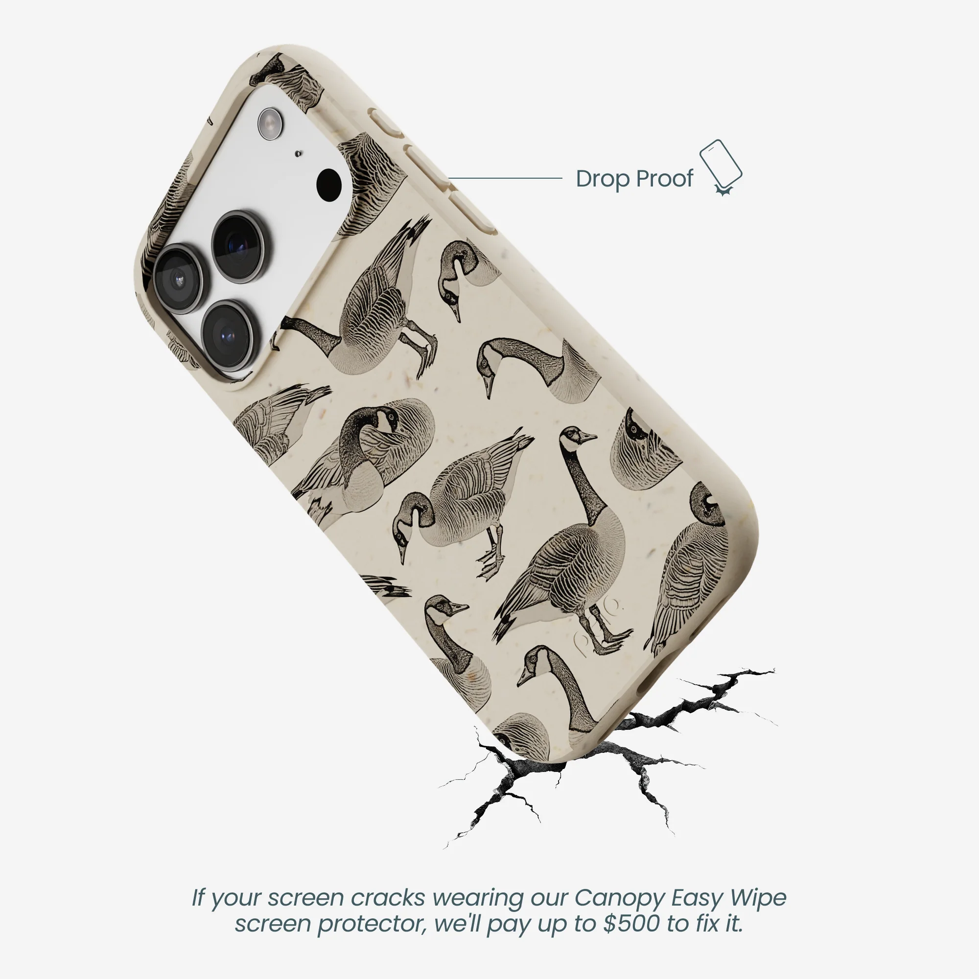 London Fog Canadian Geese iPhone 17 Pro Case - Image 5