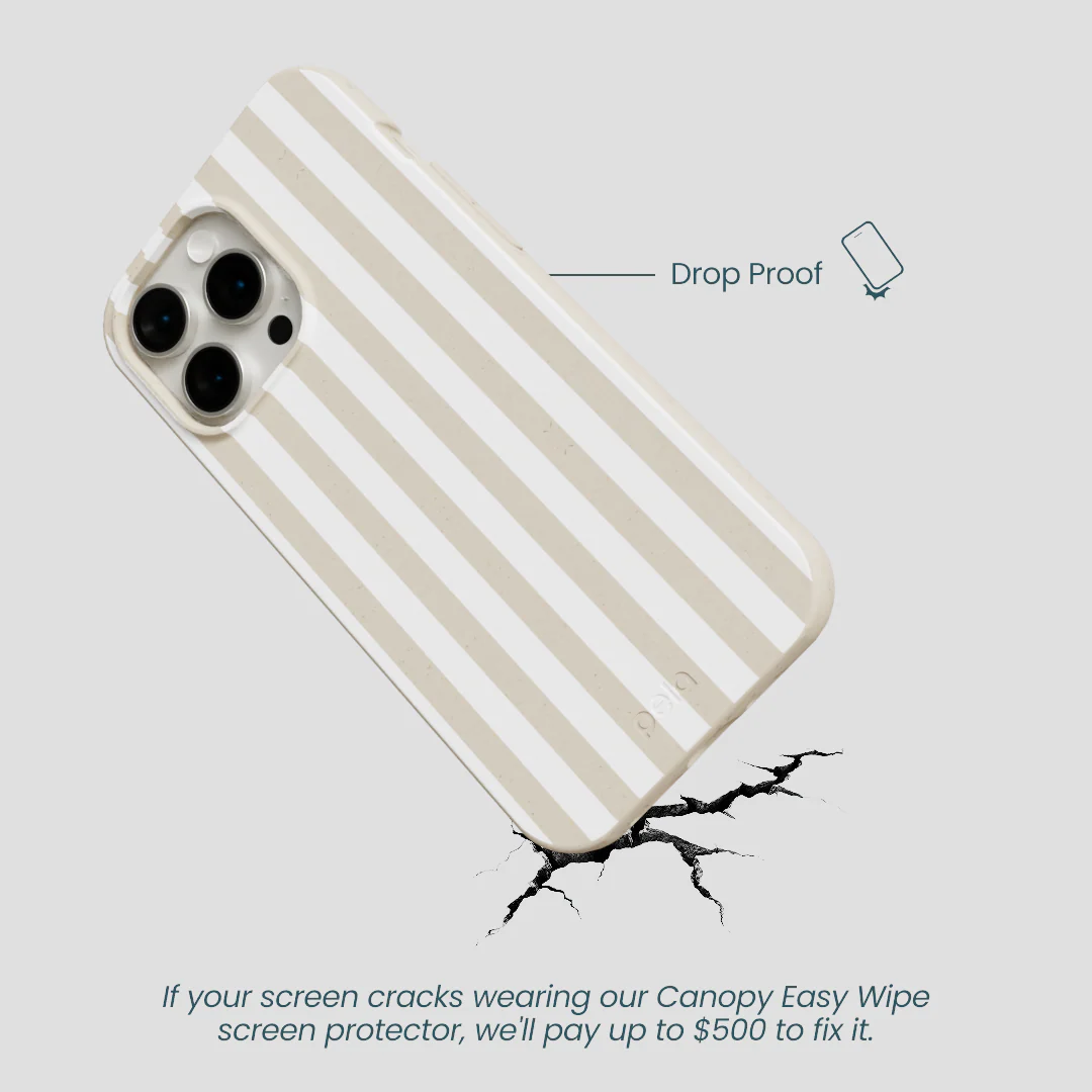 London Fog Cappuccino Stripes iPhone 15 Pro Max Case - Image 5