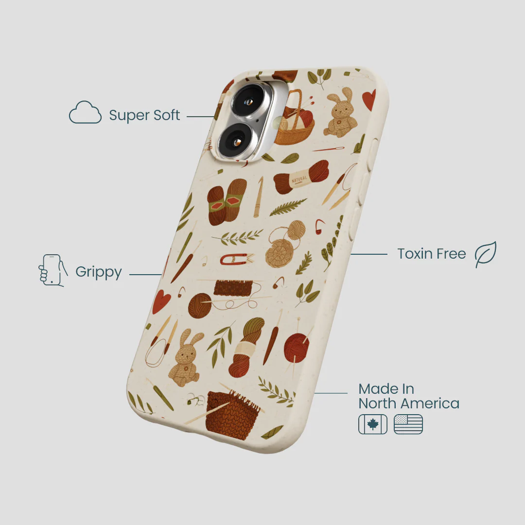 London Fog Cozy Knit iPhone 16 Case - Image 4