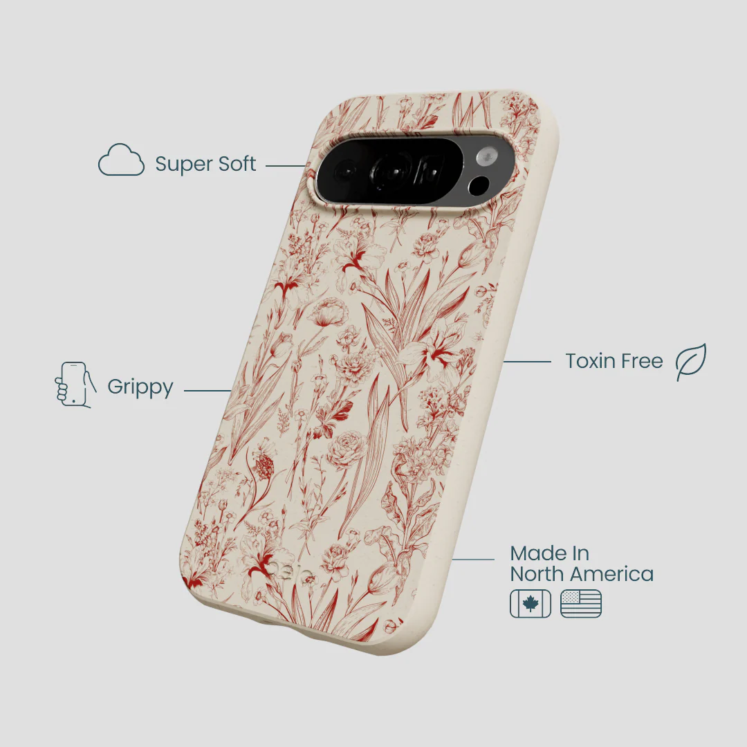 London Fog Crimson Bouquet Google Pixel 10/10 Pro Case - Image 3