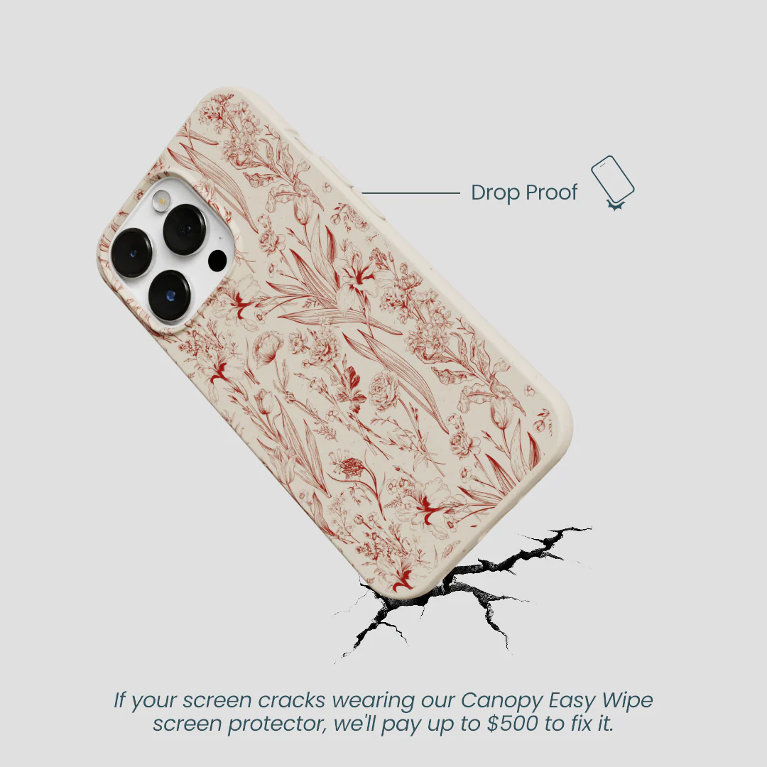 London Fog Crimson Bouquet iPhone 13 Pro Case - Image 5