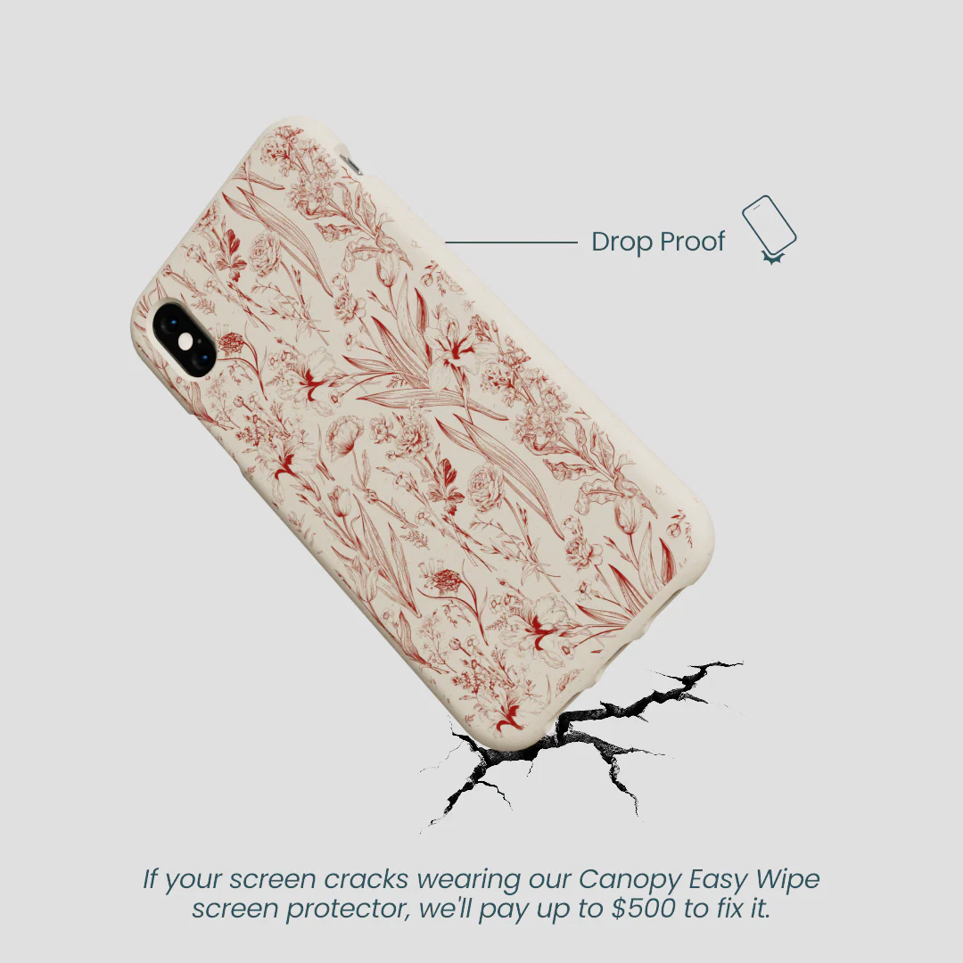 London Fog Crimson Bouquet iPhone XR Case - Image 5