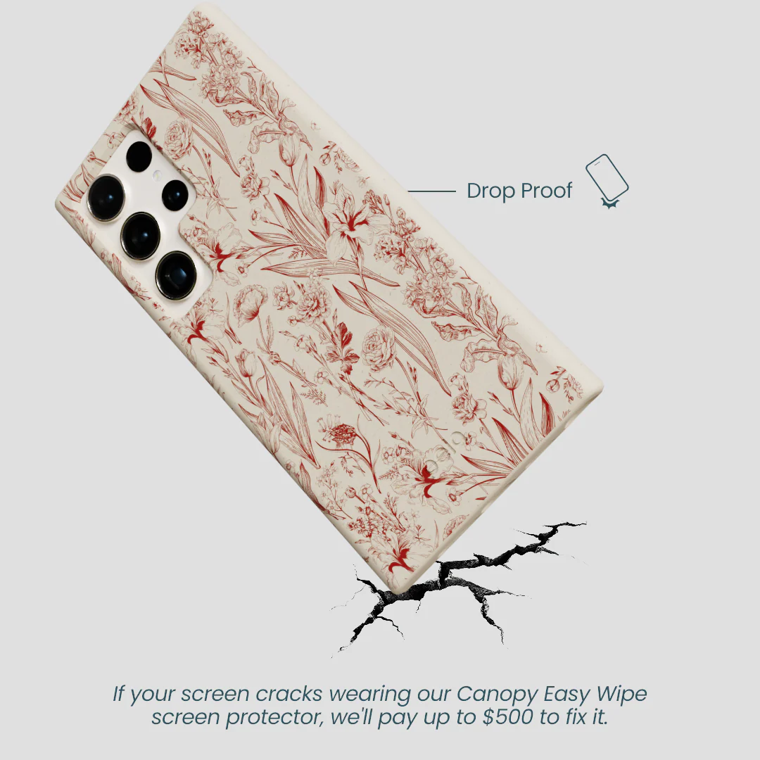 London Fog Crimson Bouquet Samsung Galaxy S24 Ultra Case - Image 5
