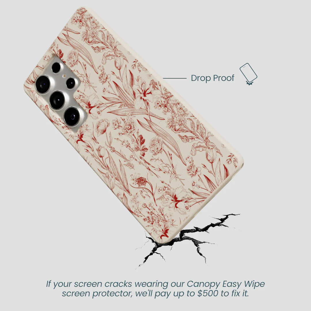 London Fog Crimson Bouquet Samsung Galaxy S25 Ultra Case - Image 5