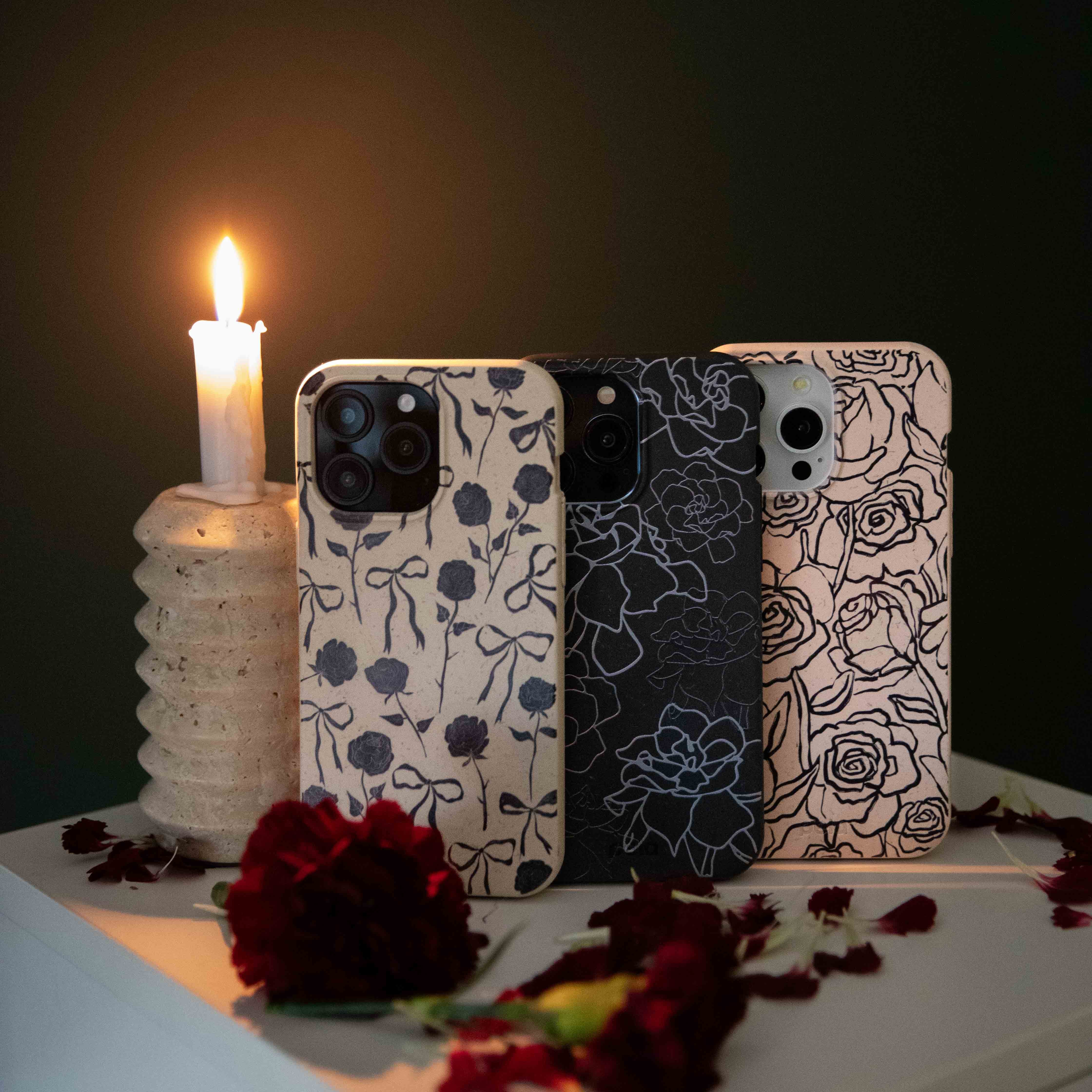 Seashell Inked Blooms Google Pixel 9a Case - Image 6