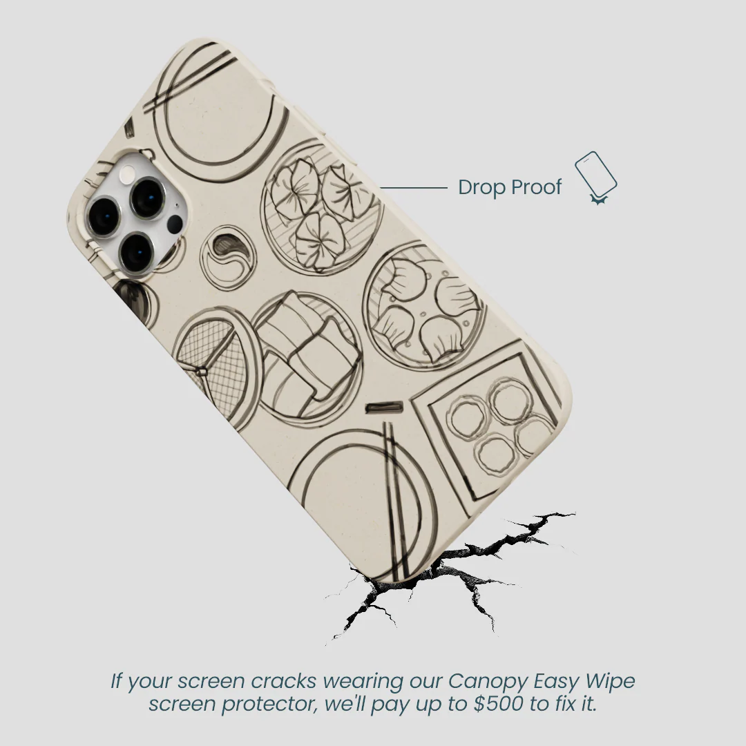 London Fog Dimsum Doodles iPhone 12 Pro Max Case - Image 5
