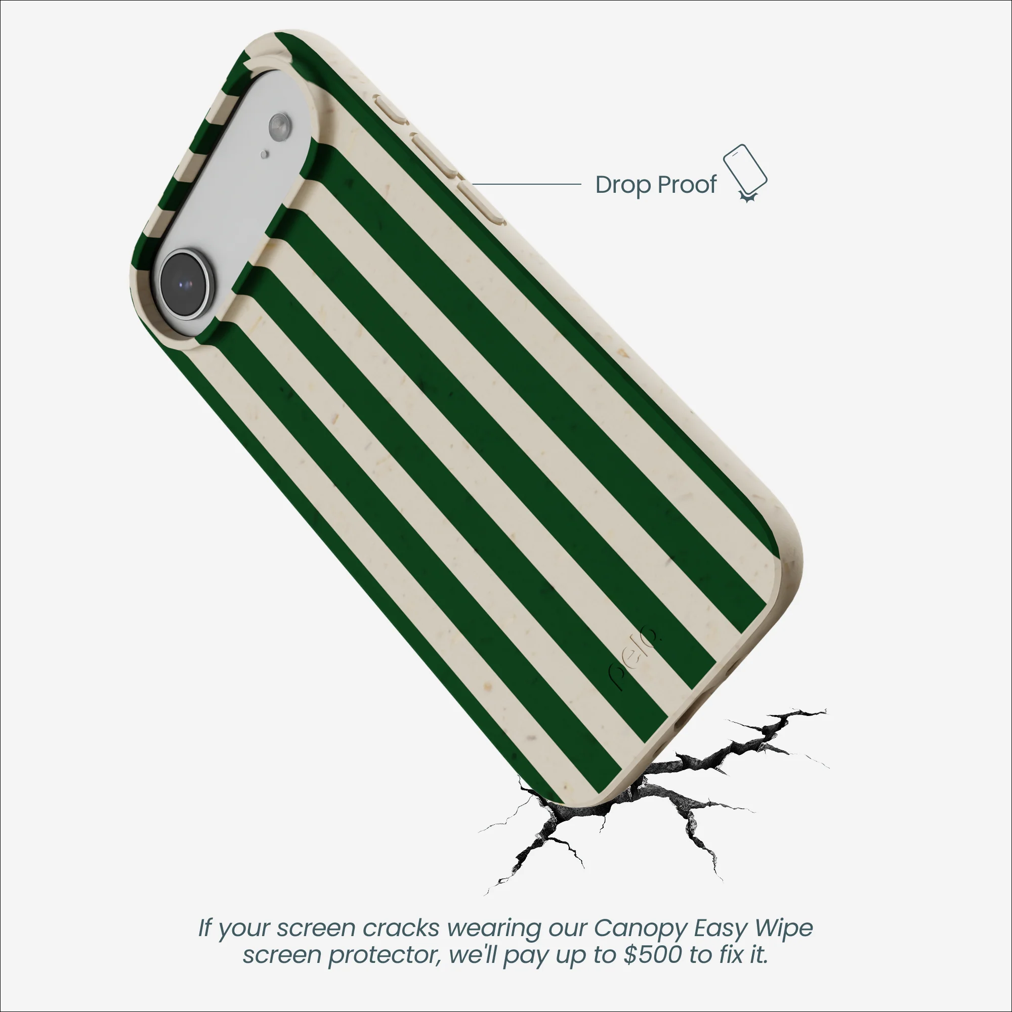 London Fog Evergreen Stripes iPhone Air Case - Image 5