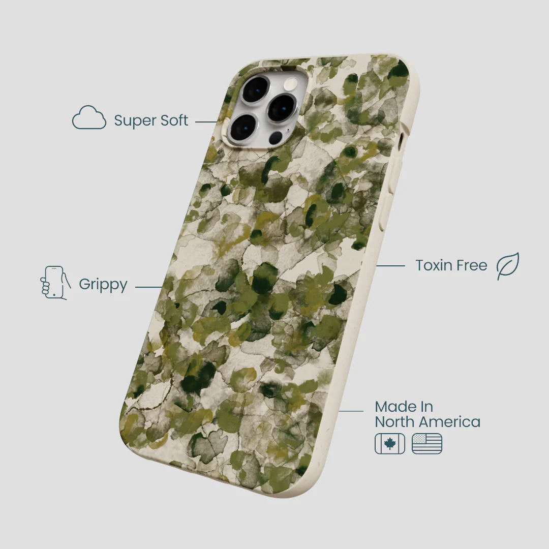 London Fog Foliage Camo iPhone 12 Pro Max Case - Image 4