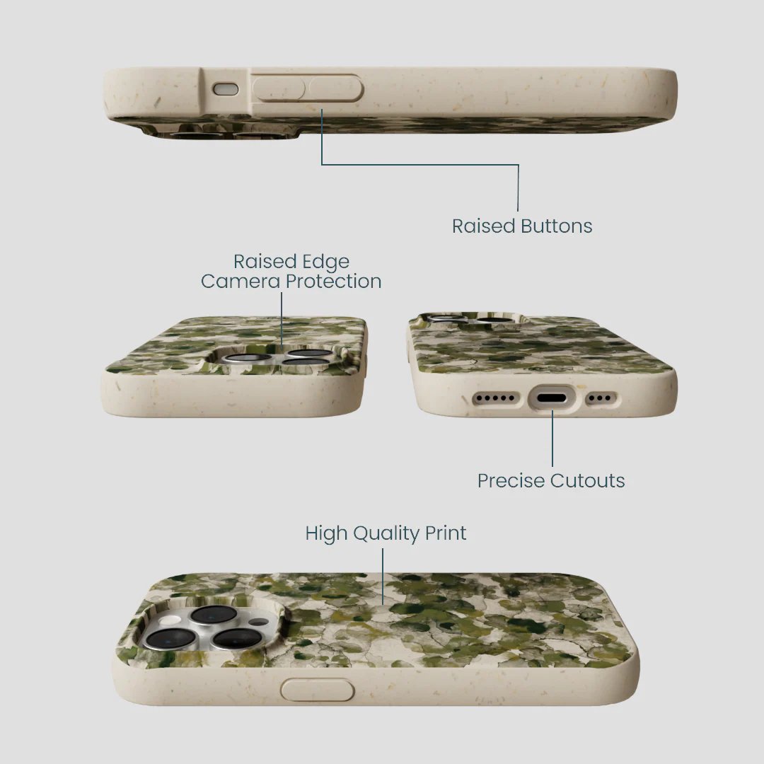 London Fog Foliage Camo iPhone 15 Pro Case - Image 3