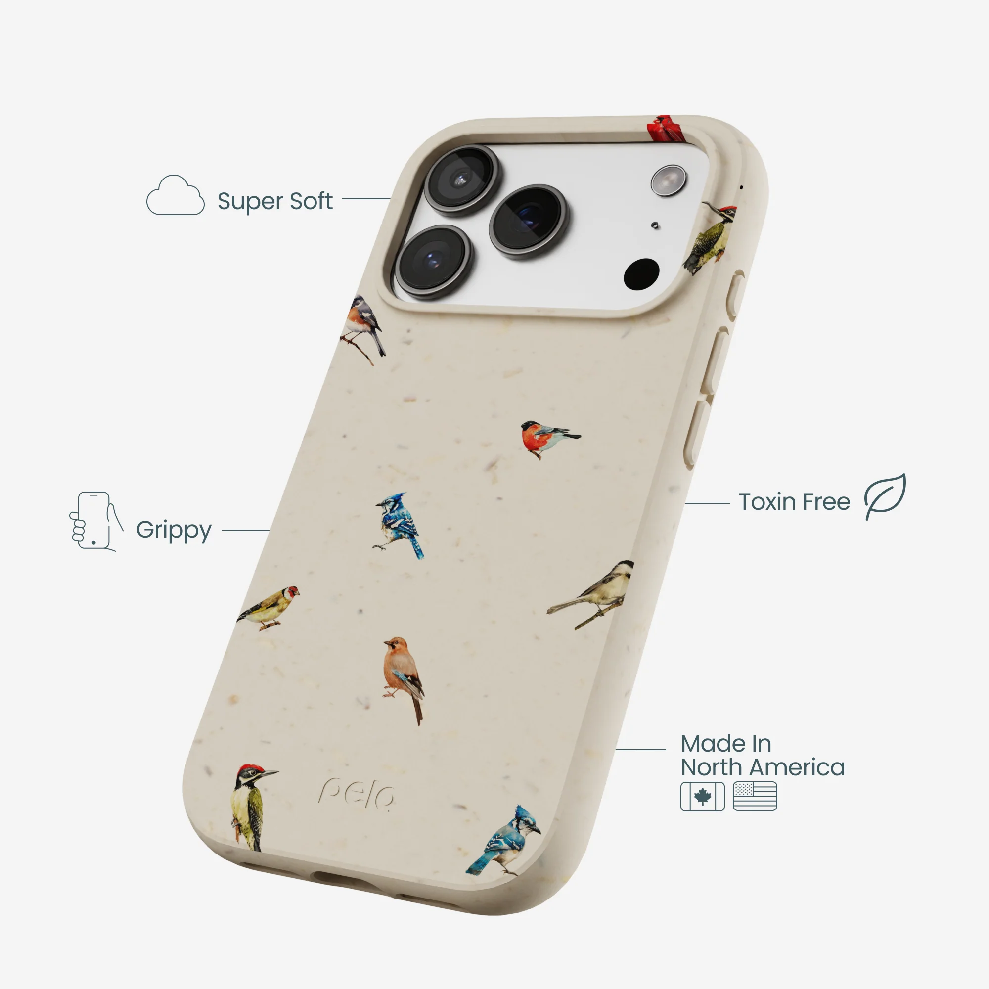 London Fog Frosted Flock iPhone 17 Pro Case - Image 4