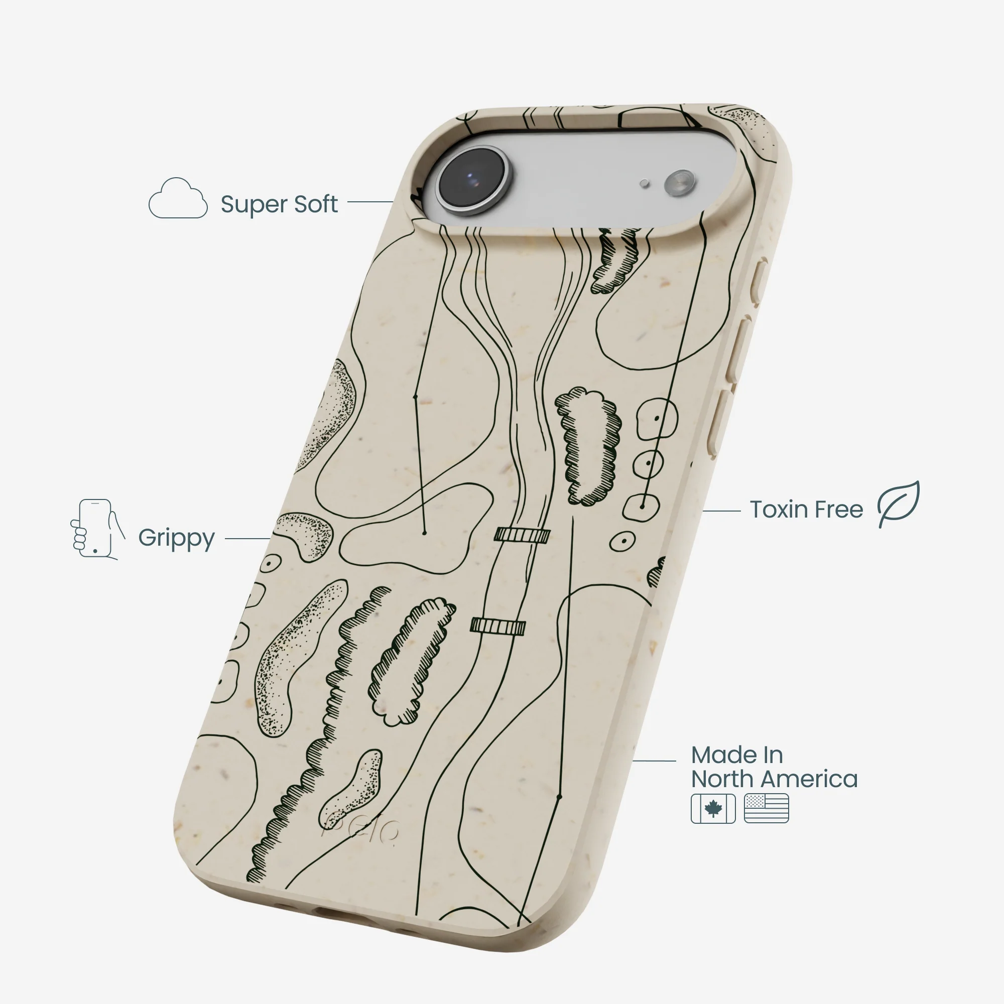 London Fog Golf Course iPhone Air Case - Image 4