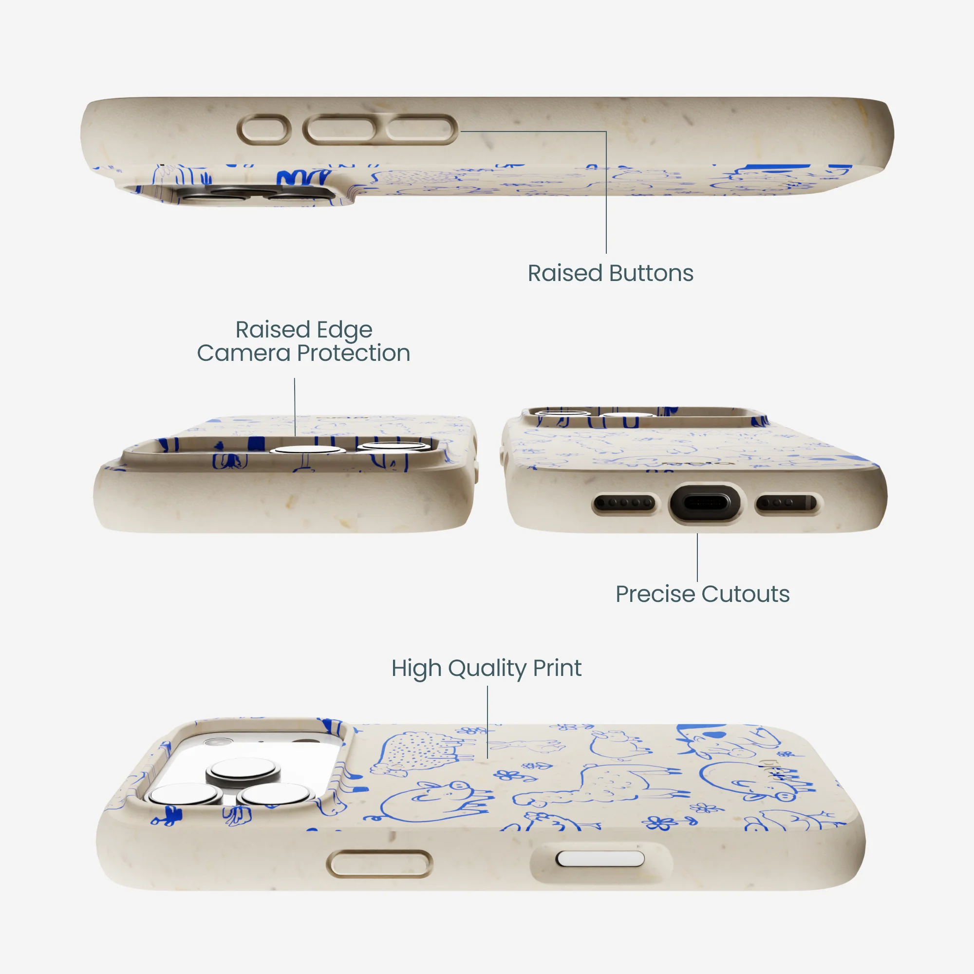 London Fog Happy Farmyard iPhone 17 Pro Case - Image 3