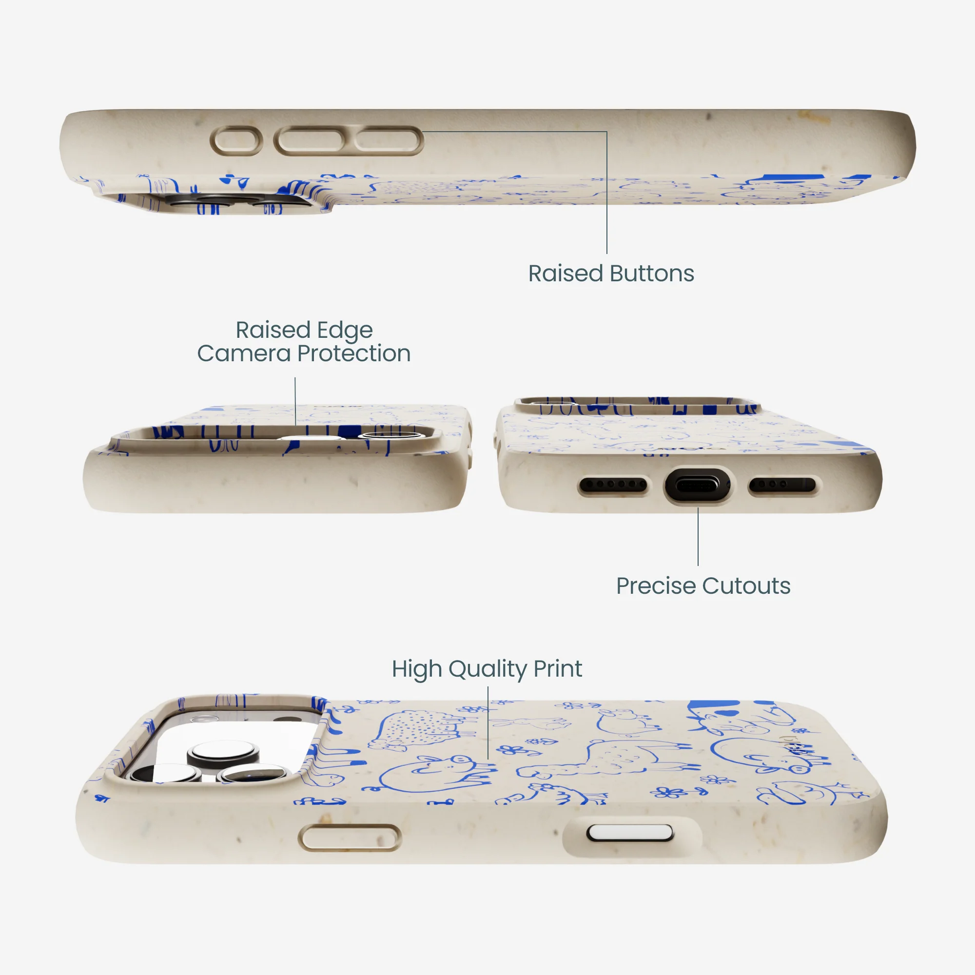 London Fog Happy Farmyard iPhone 17 Pro Max Case - Image 3
