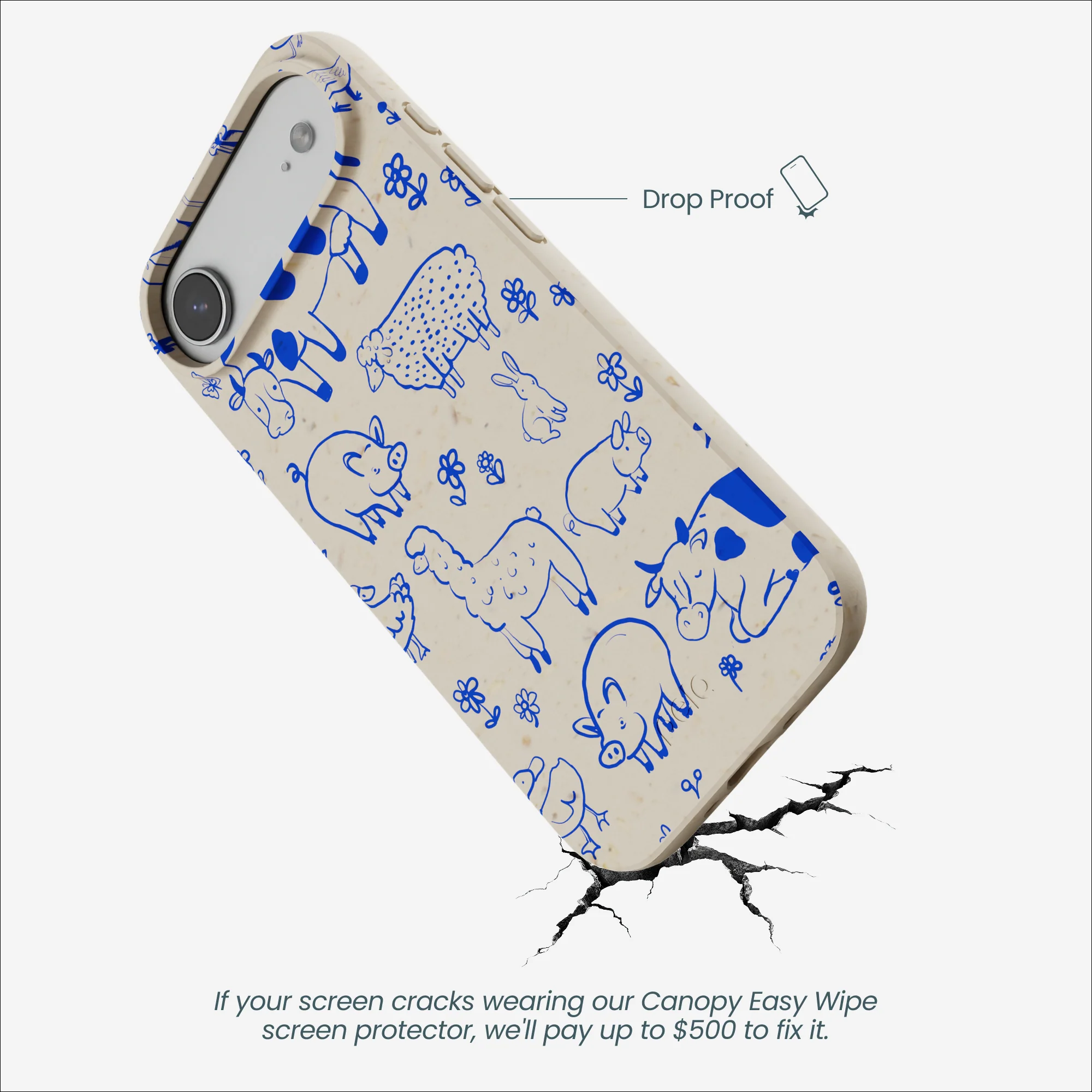London Fog Happy Farmyard iPhone Air Case - Image 5