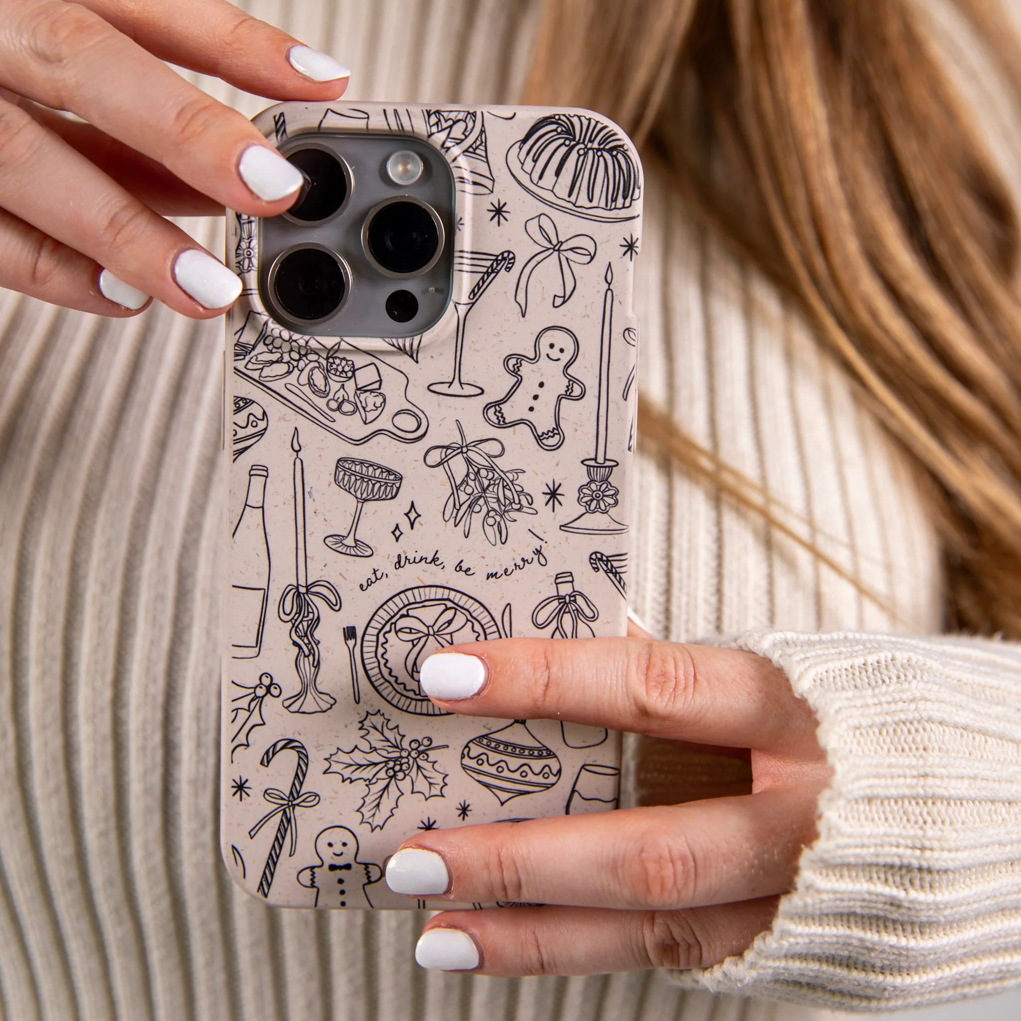 London Fog Holiday Dinner Party Google Pixel 10a Case - Image 2
