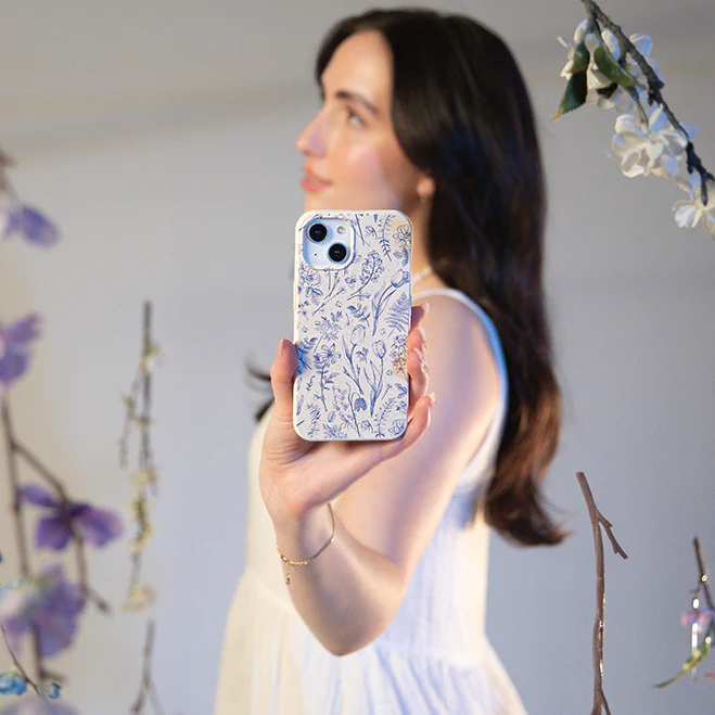 London Fog Indigo Bouquet iPhone Air Case - Image 6