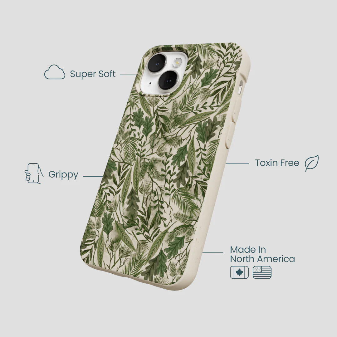 London Fog Leaf Camo iPhone 13 Case - Image 4