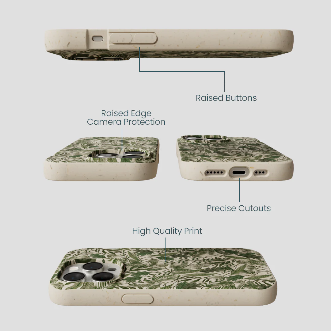 London Fog Leaf Camo iPhone 15 Pro Case - Image 3