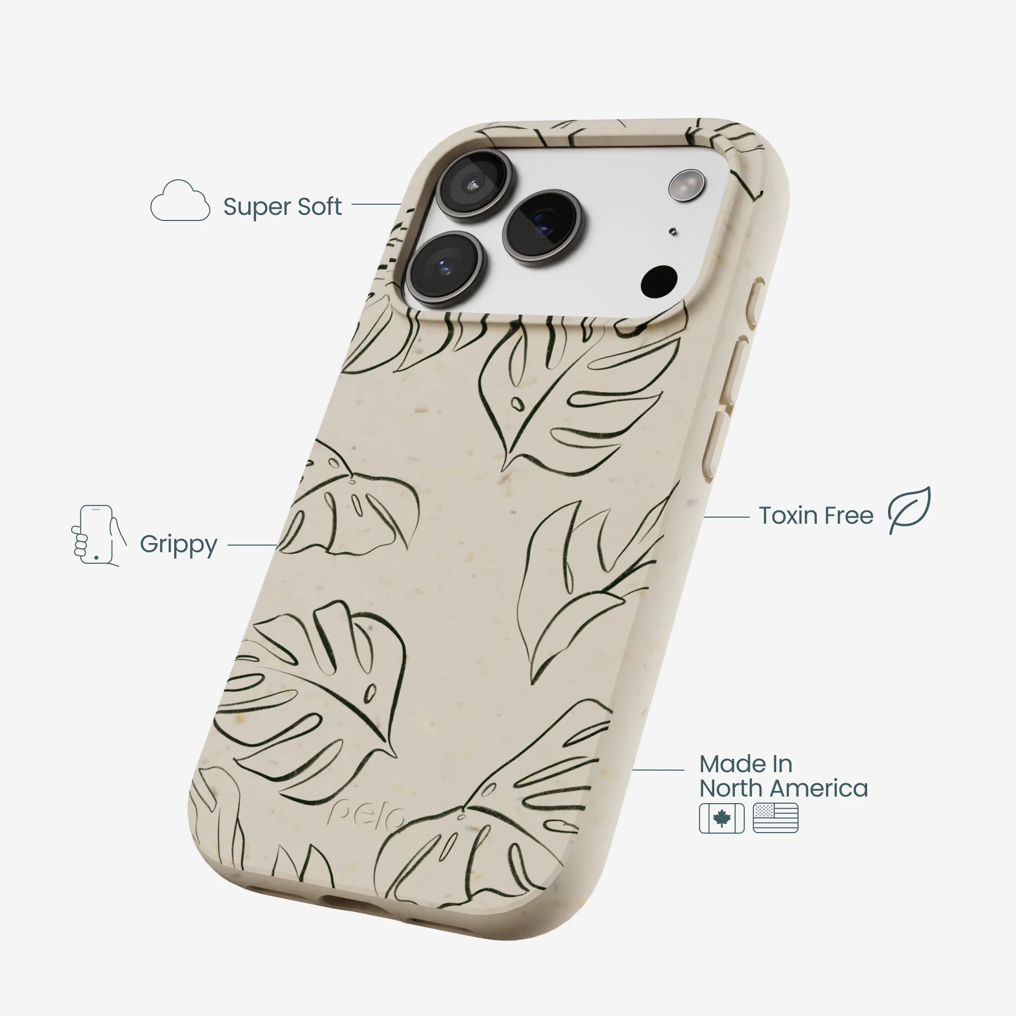 London Fog Leaf Lines iPhone 17 Pro Case - Image 4