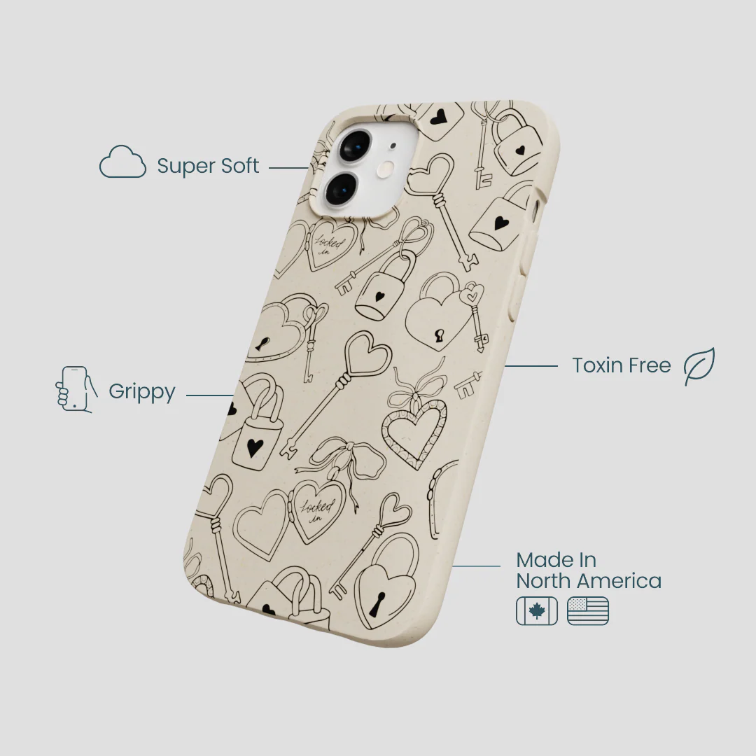 London Fog Locked In Love iPhone 12/ iPhone 12 Pro Case - Image 4