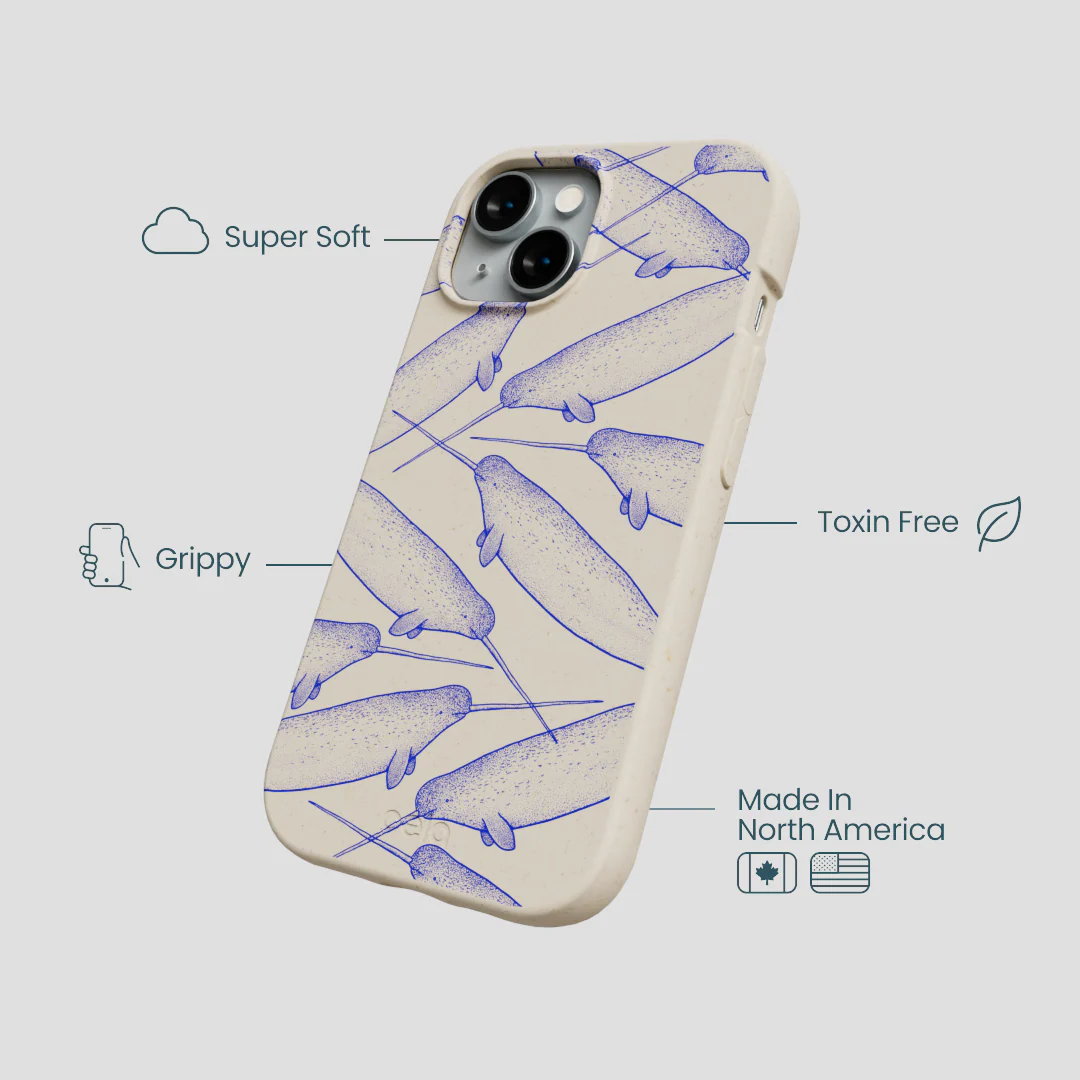 London Fog Magical Narwhal iPhone 15 Case - Image 4