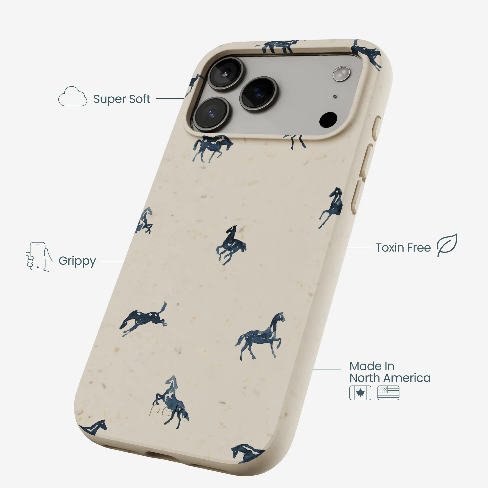 London Fog Mini Horses iPhone 17 Pro Max Case - Image 4