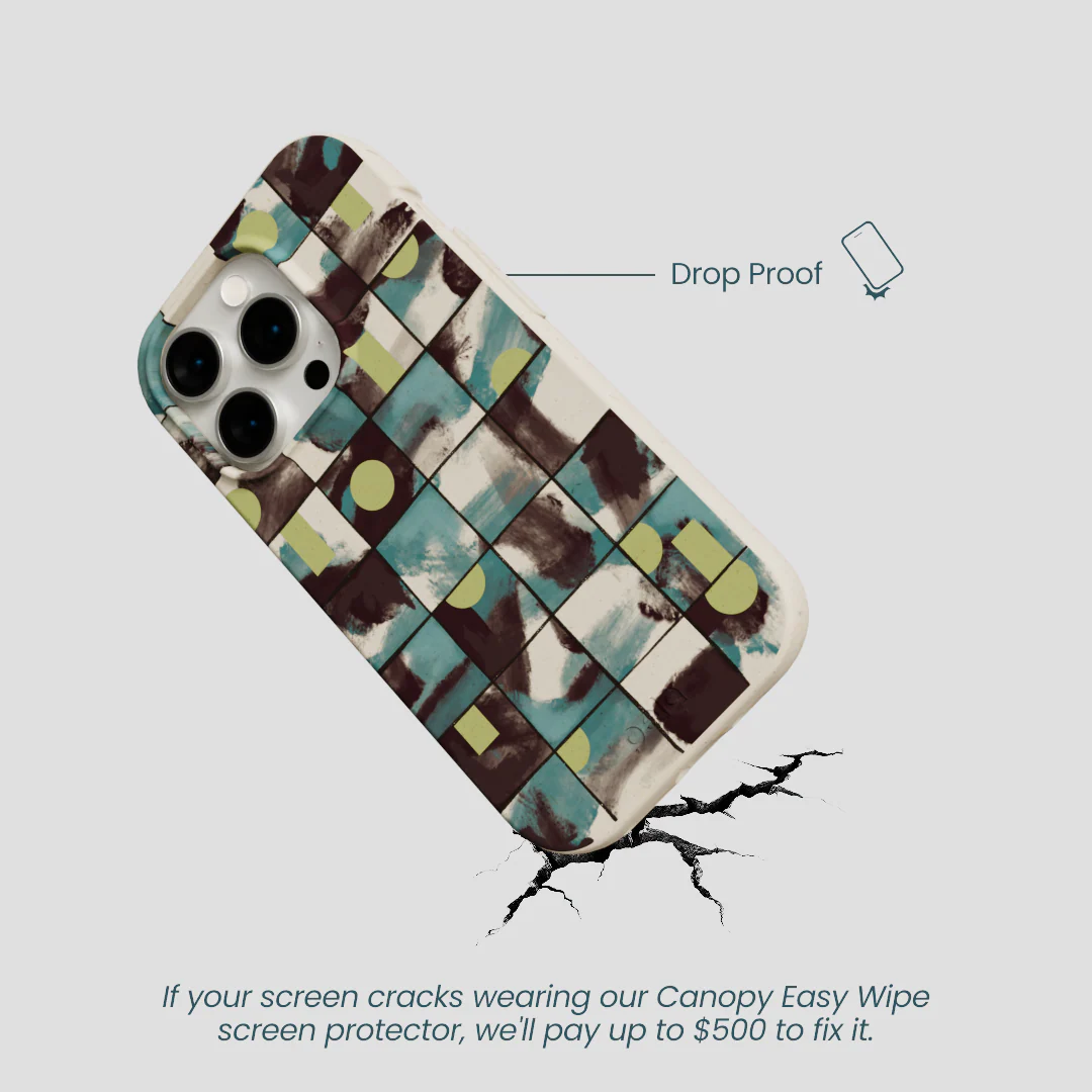 London Fog Mosaic Puzzle iPhone 15 Pro Case - Image 5