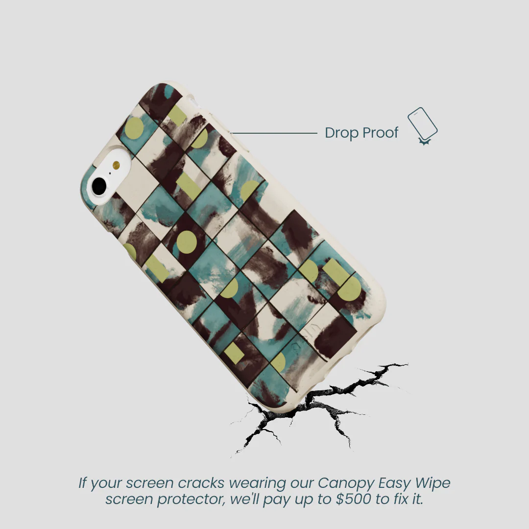 London Fog Mosaic Puzzle iPhone 6/6s/7/8/SE Case - Image 5