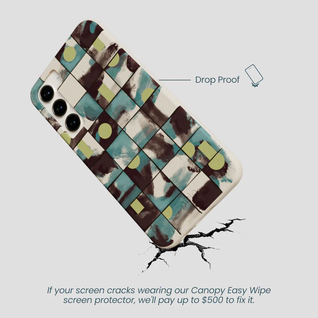 London Fog Mosaic Puzzle Samsung Galaxy S23+(Plus) Case - Image 5
