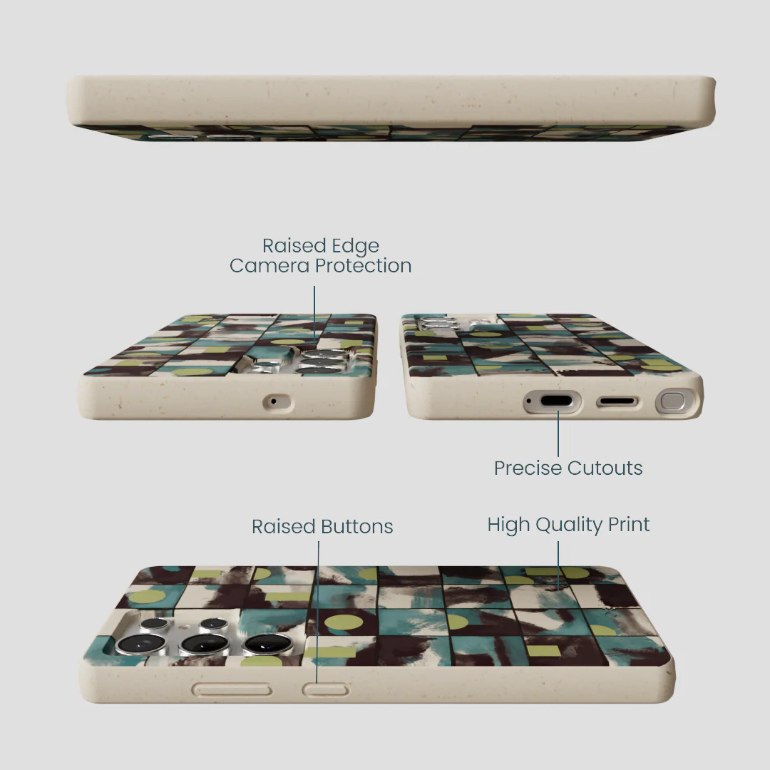 London Fog Mosaic Puzzle Samsung Galaxy S25 Ultra Case - Image 3