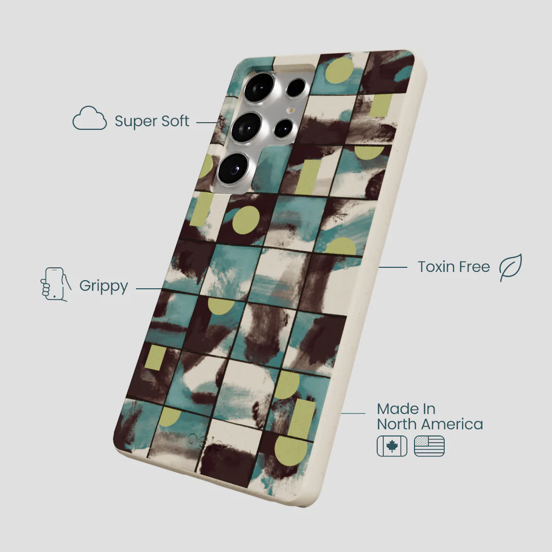 London Fog Mosaic Puzzle Samsung Galaxy S25 Ultra Case - Image 4