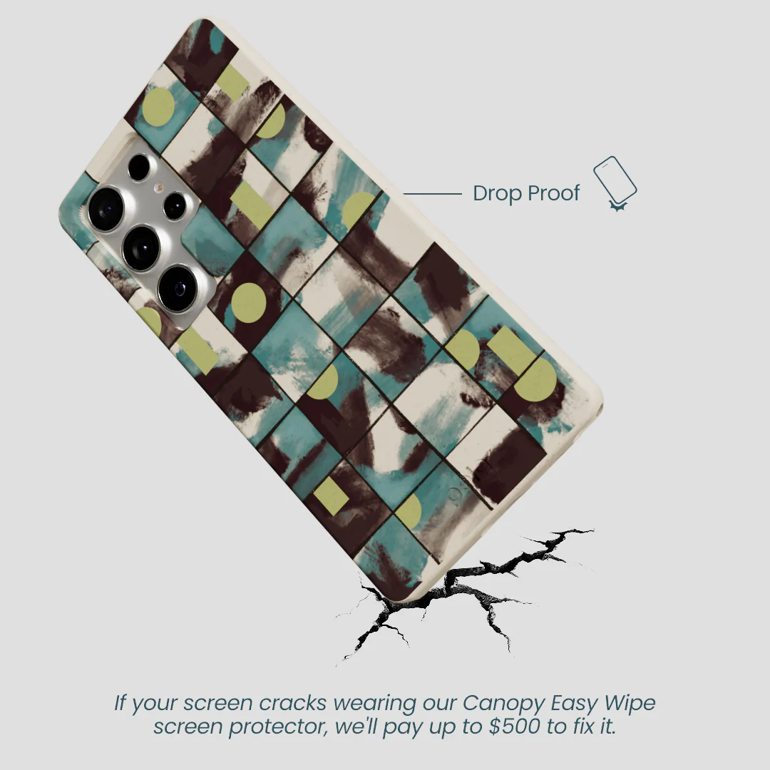 London Fog Mosaic Puzzle Samsung Galaxy S25 Ultra Case - Image 5