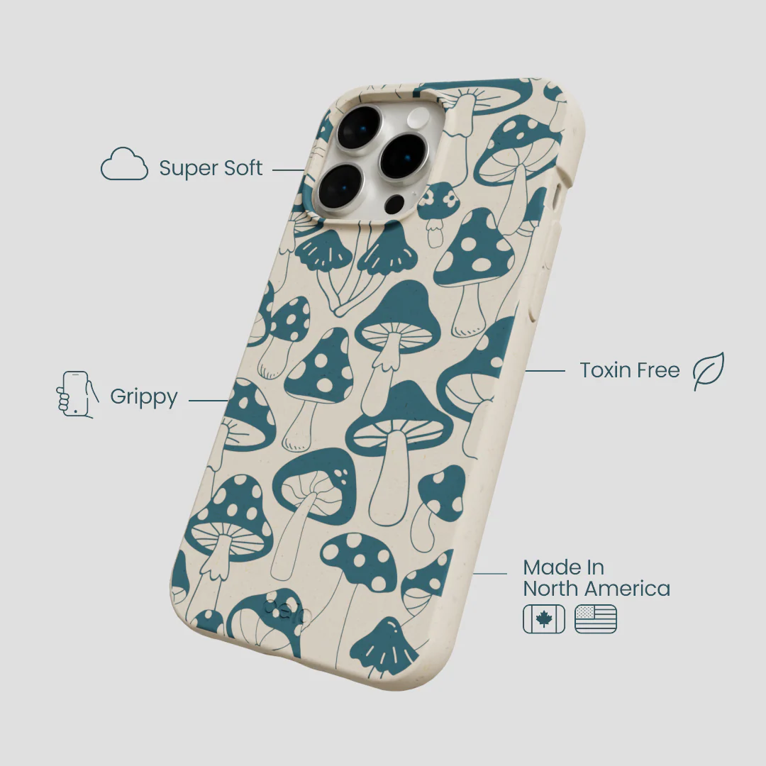London Fog Mushroom Power iPhone 15 Pro Max Case - Image 3