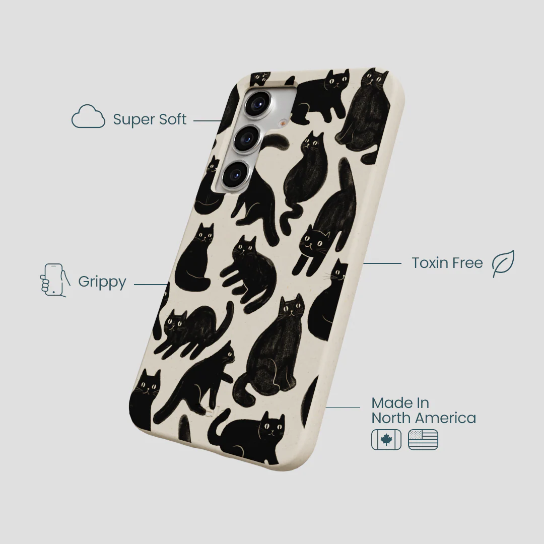 London Fog Night Meowers Samsung Galaxy S25 Case - Image 4
