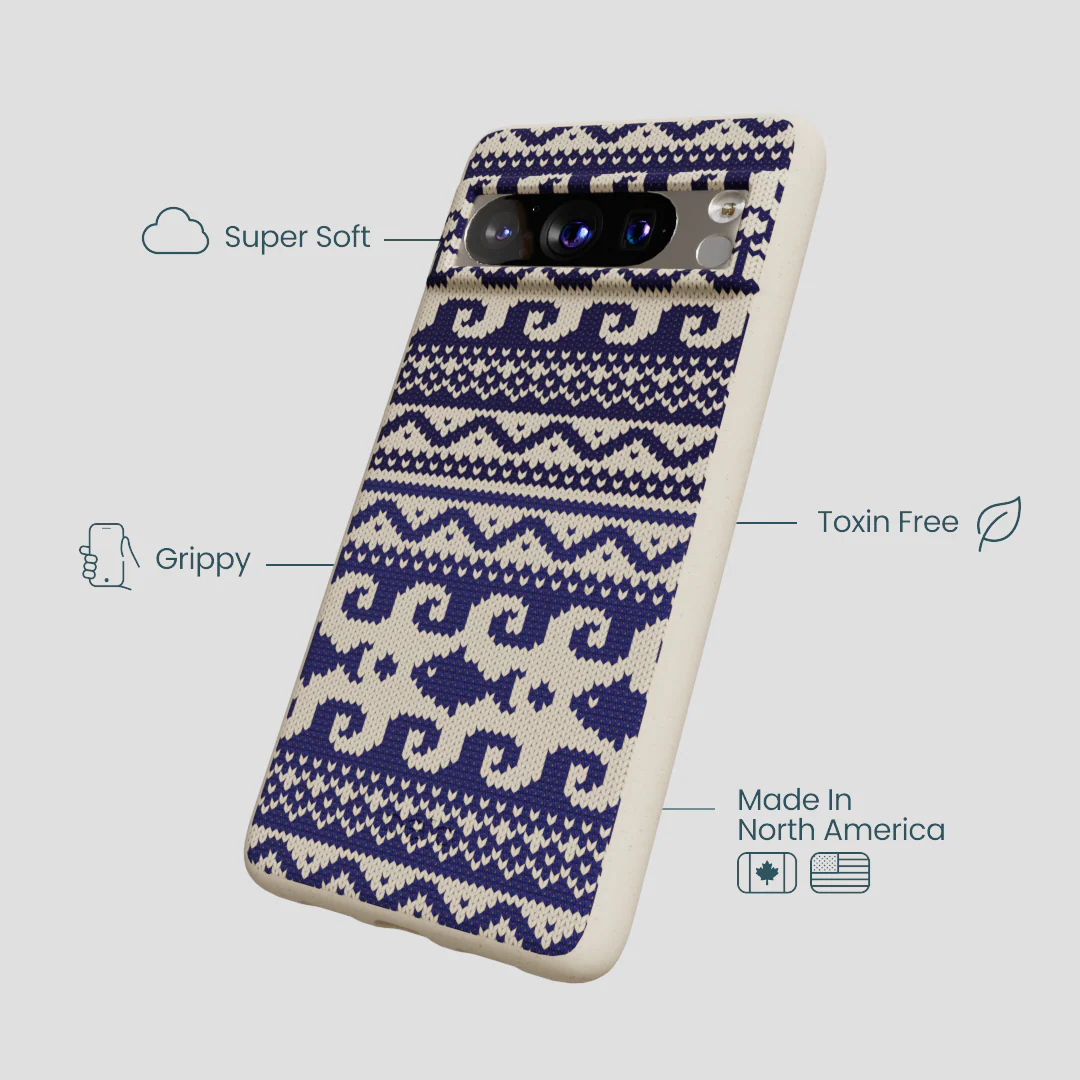 London Fog Ocean Knit Google Pixel 8 Pro Case - Image 4