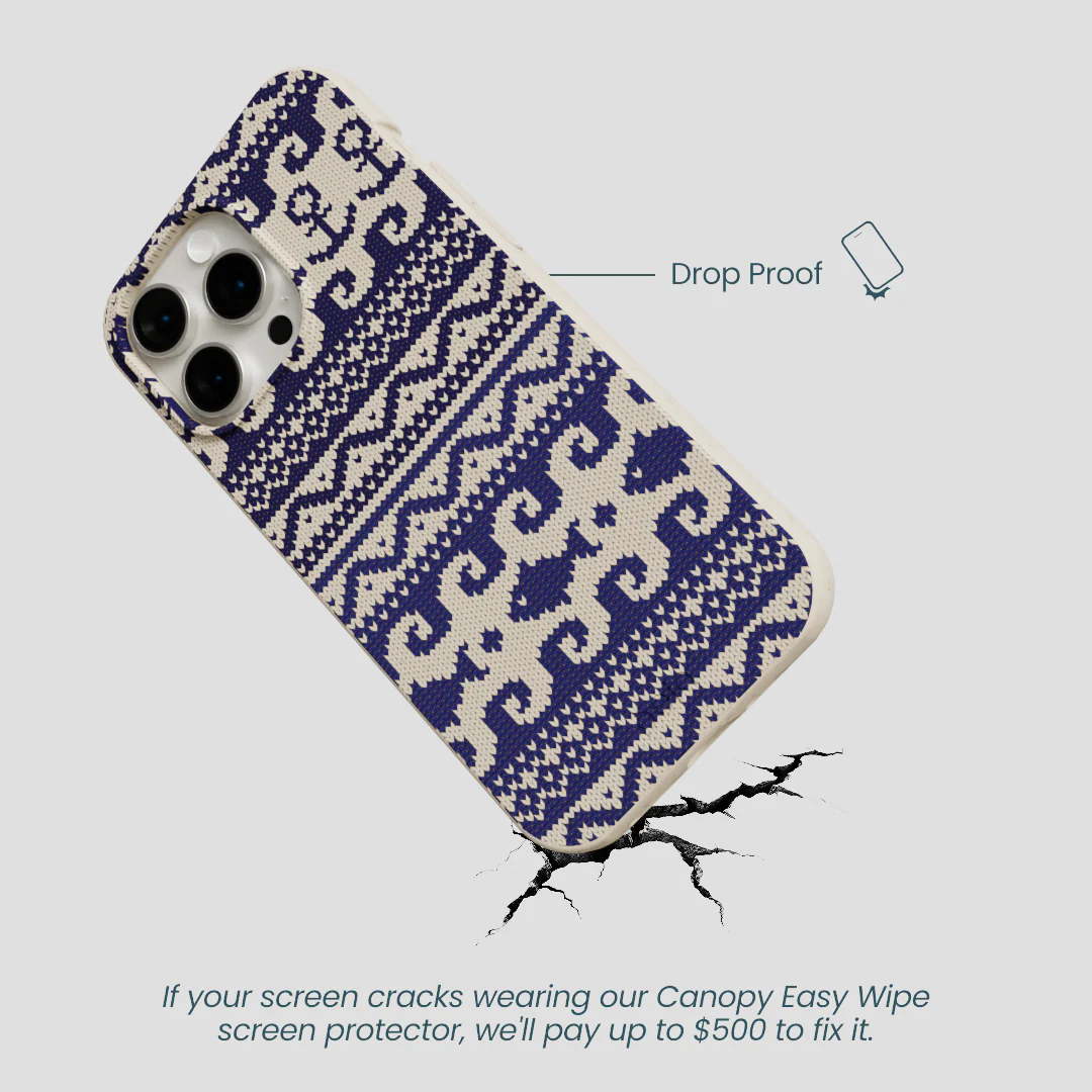 London Fog Ocean Knit iPhone 15 Pro Max Case - Image 5