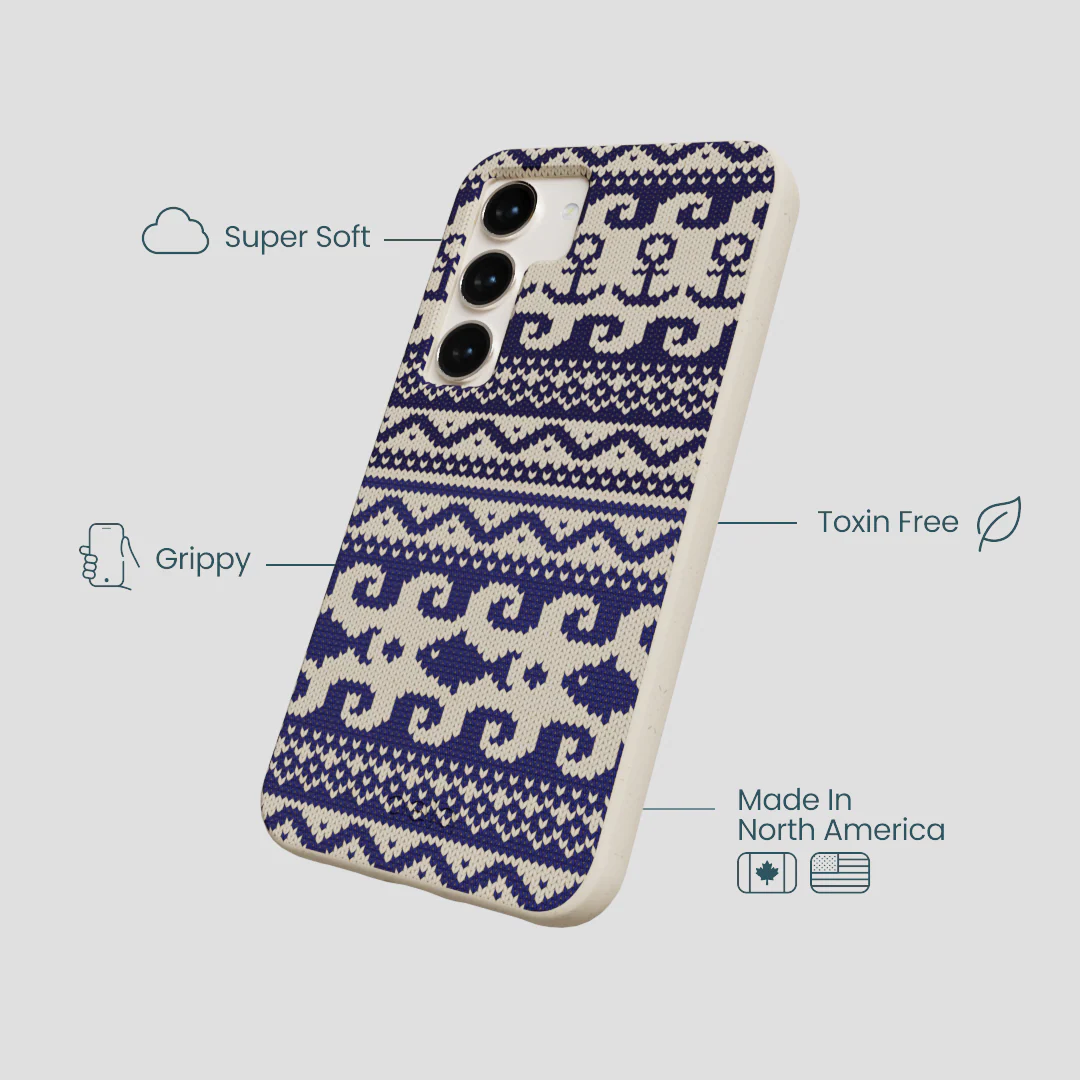 London Fog Ocean Knit Samsung Galaxy S24 Case - Image 4