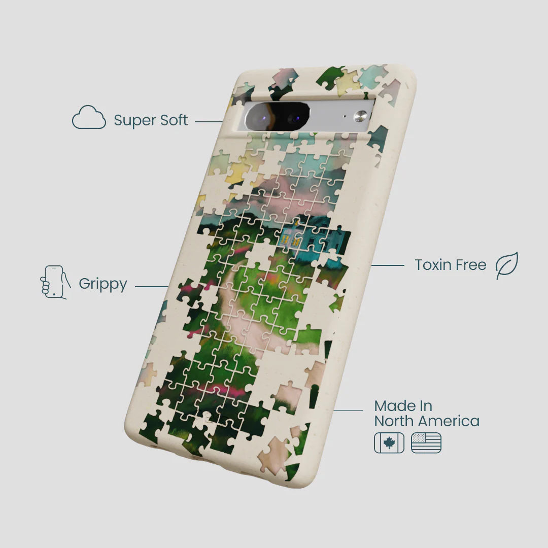 London Fog Peaceful Puzzle Google Pixel 7a Case - Image 3