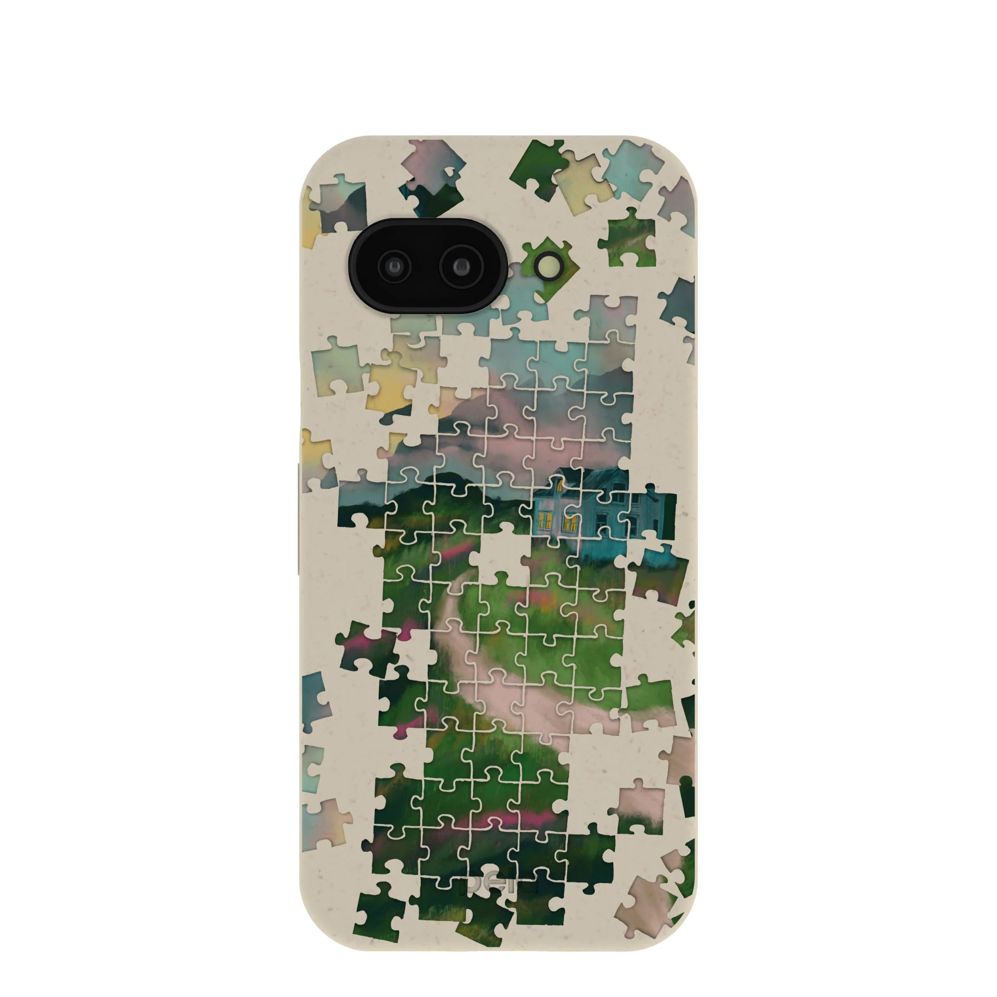 London Fog Peaceful Puzzle Google Pixel 9a Case